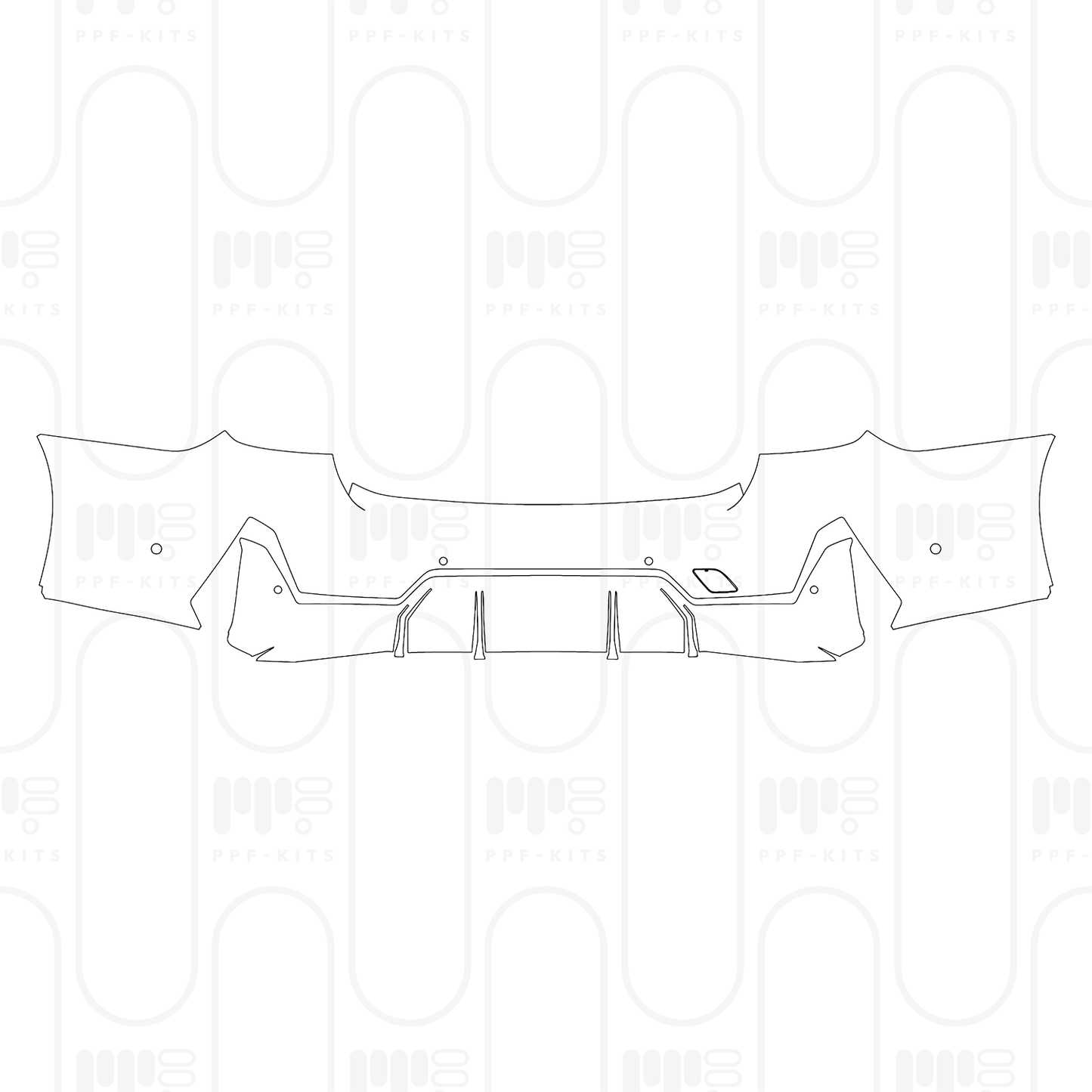 PPF precortado BMW 3 Series Sedan M Sport Standard Wheelbase 2026