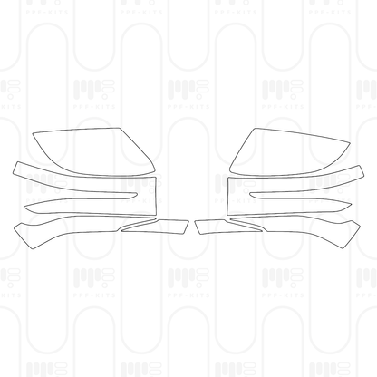 PPF precortado BMW 3 Series Sedan M Sport Extended Wheelbase 2026