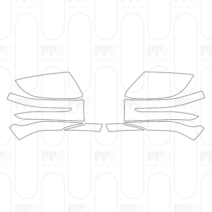 PPF precortado BMW 3 Series Sedan M Sport Extended Wheelbase 2026