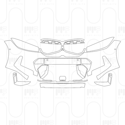 PPF precortado BMW 3 Series Sedan M340i 2026