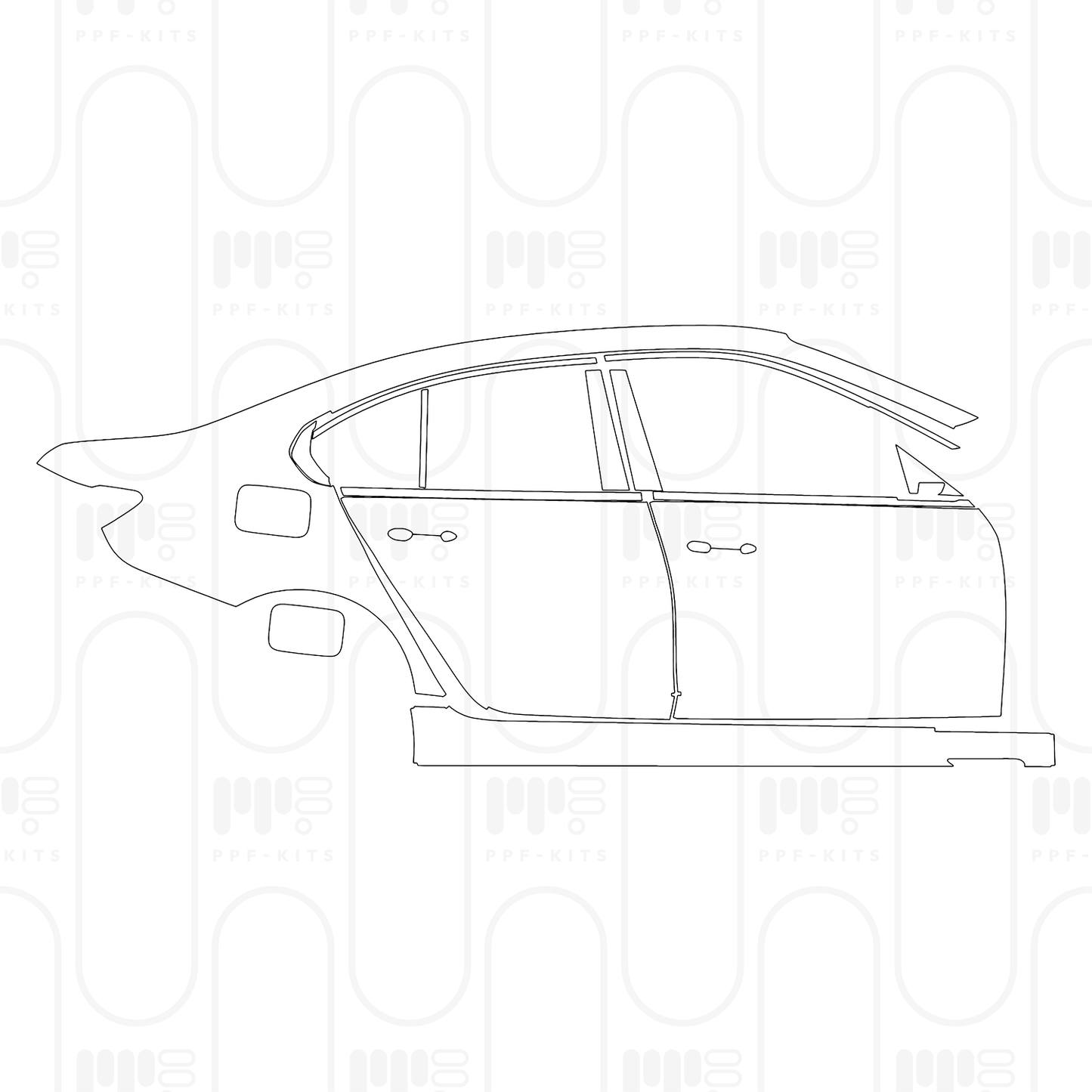 PPF precortado BMW 3 Series Sedan M340i 2026