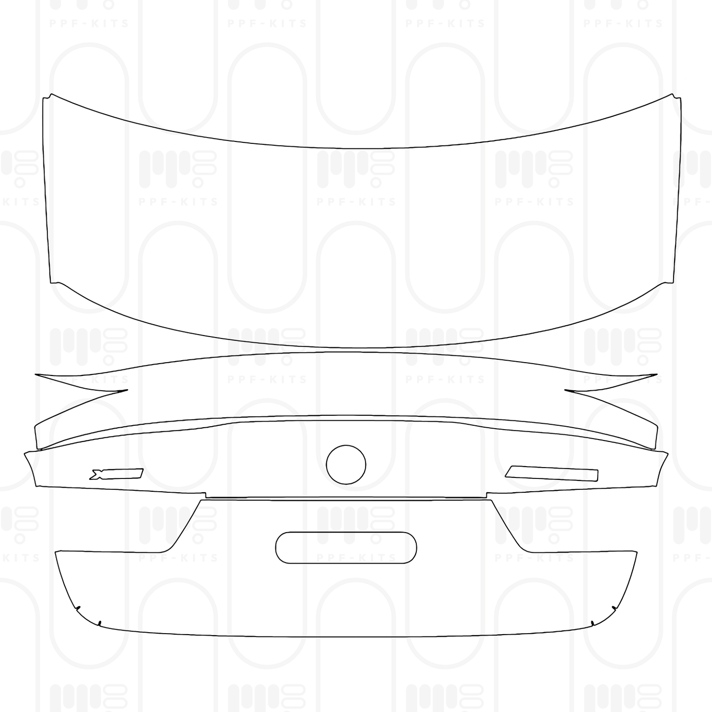 PPF precortado BMW 3 Series Sedan M340i 2026