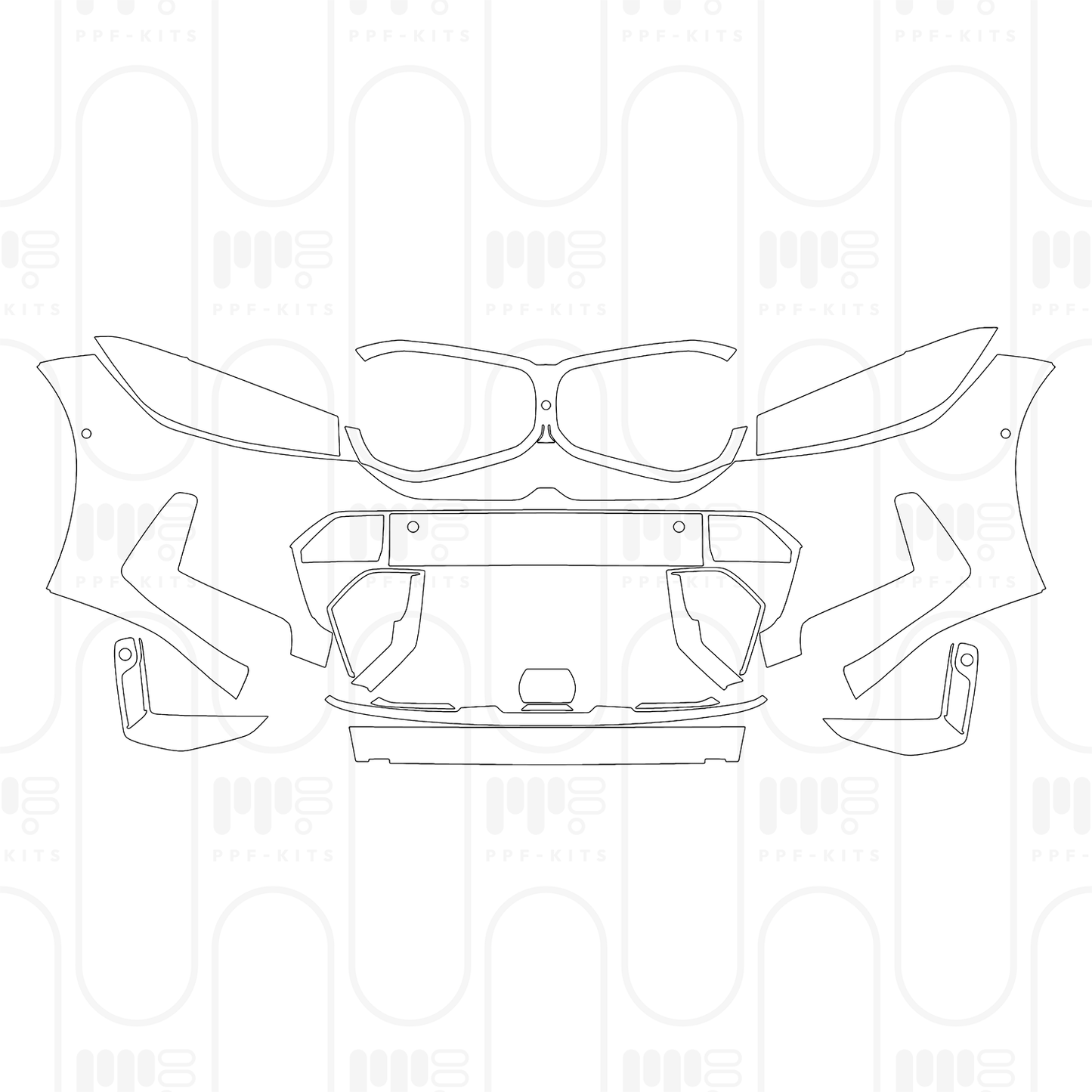 Pre-Cut PPF BMW 3 Series Touring Wagen M340i 2026