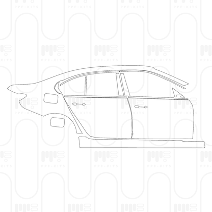 PPF precortado BMW 3 Series Sedan Base Extended Wheelbase 2026