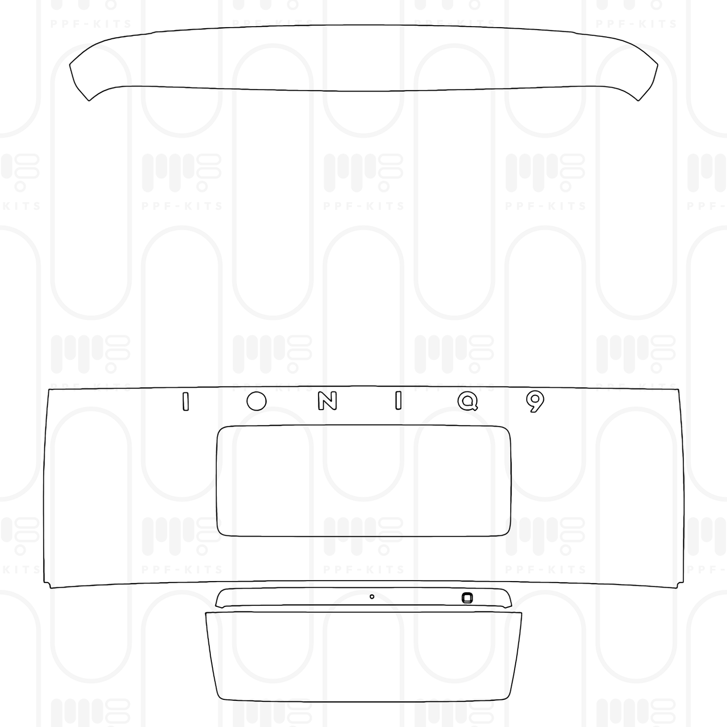 Pre-Cut PPF Hyundai IONIQ 9 SE 2026