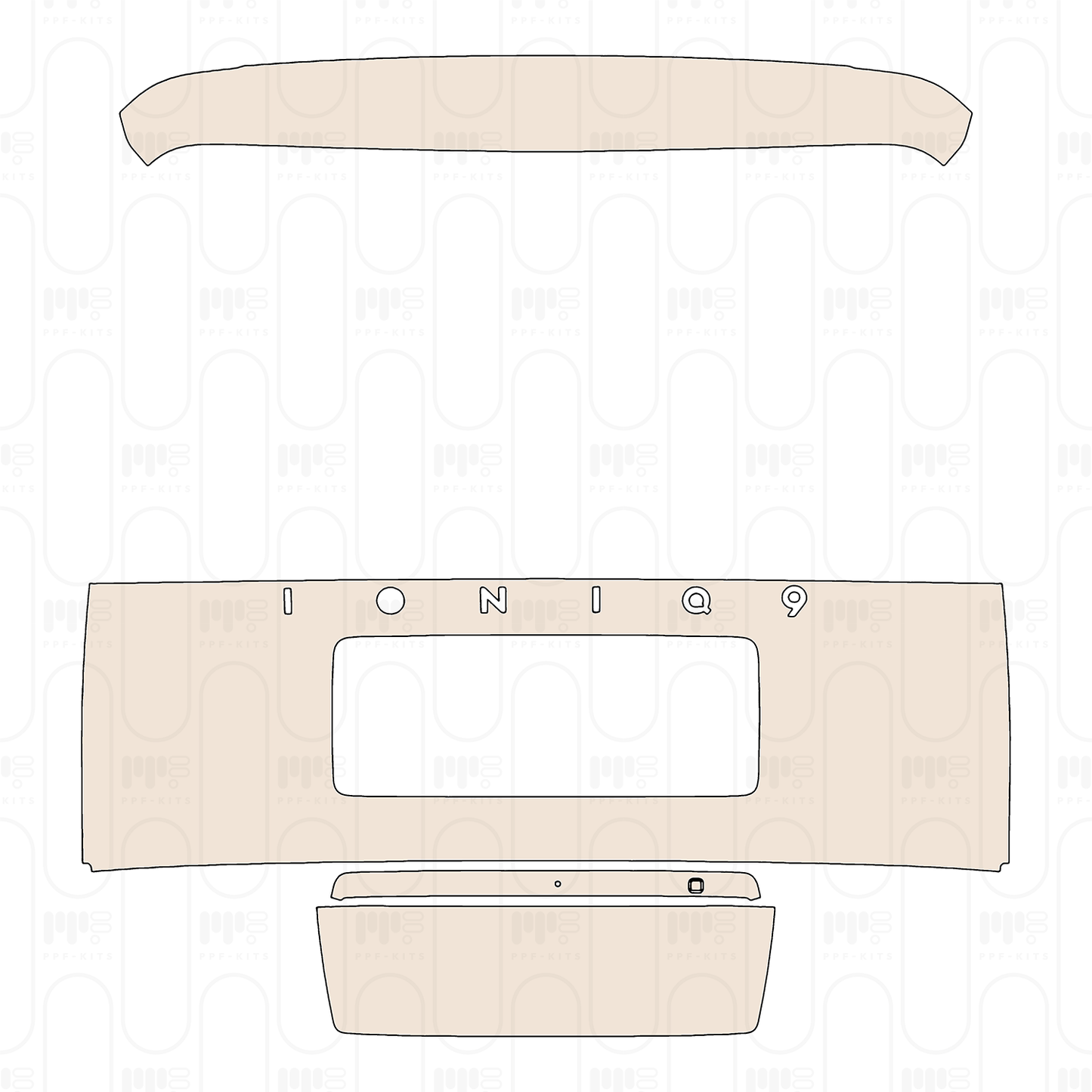 PPF precortado Hyundai IONIQ 9 Limited 2026