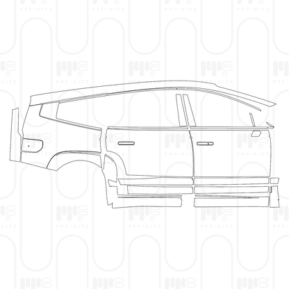 Pre-Cut PPF Hyundai IONIQ 9 SE 2026