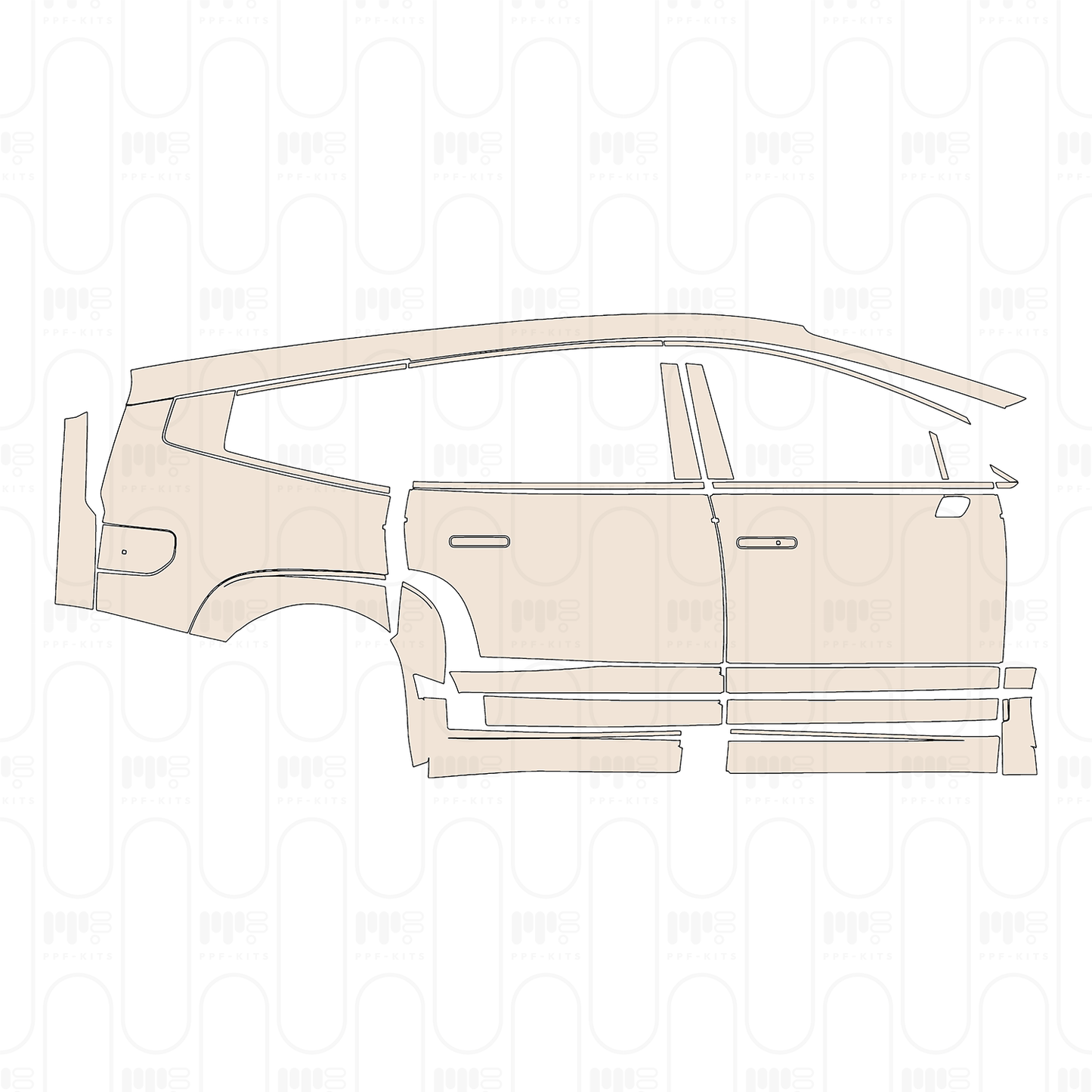 Pre-Cut PPF Hyundai IONIQ 9 S 2026