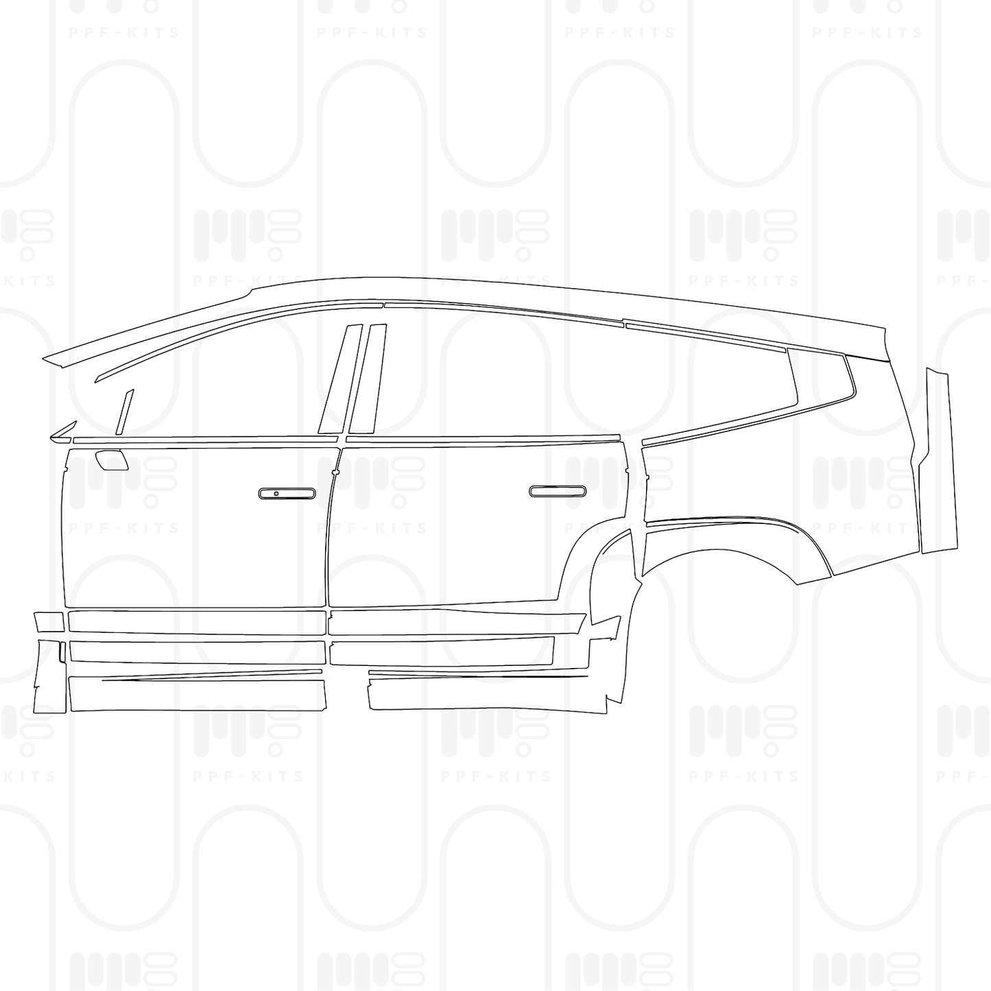 Pre-Cut PPF Hyundai IONIQ 9 SE 2026