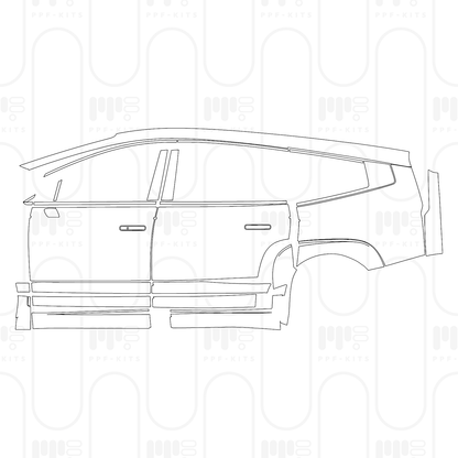 Pre-Cut PPF Hyundai IONIQ 9 SE 2026