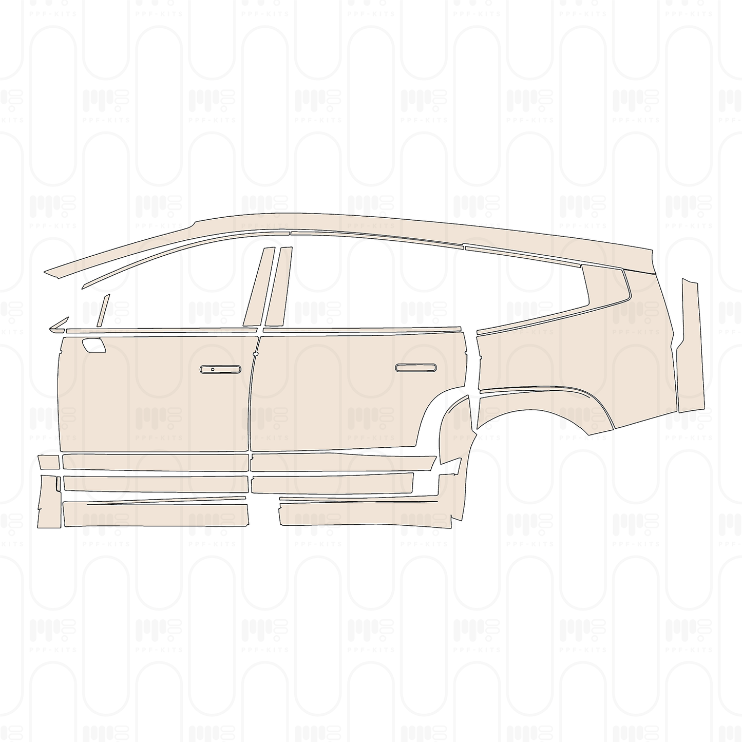 Pre-Cut PPF Hyundai IONIQ 9 S 2026