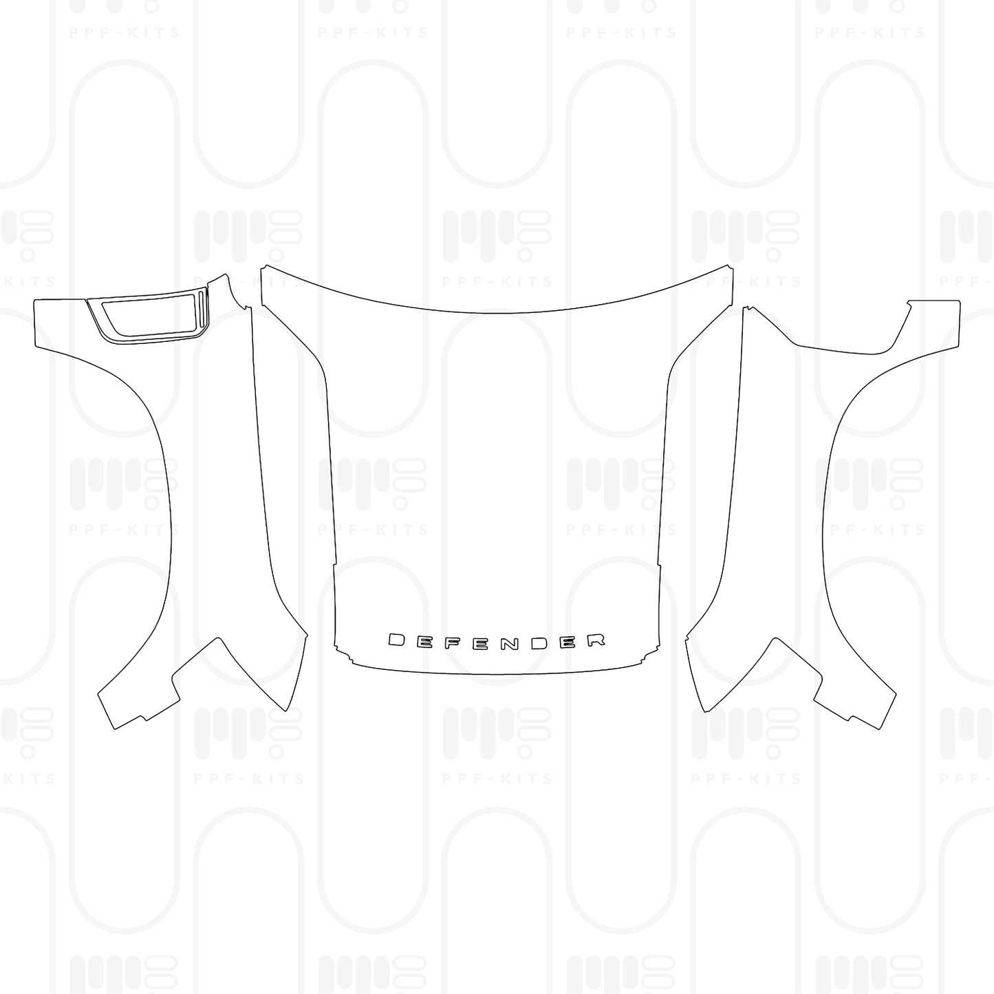 Pre-Cut PPF Land Rover Defender 90 X-Dynamic 2026