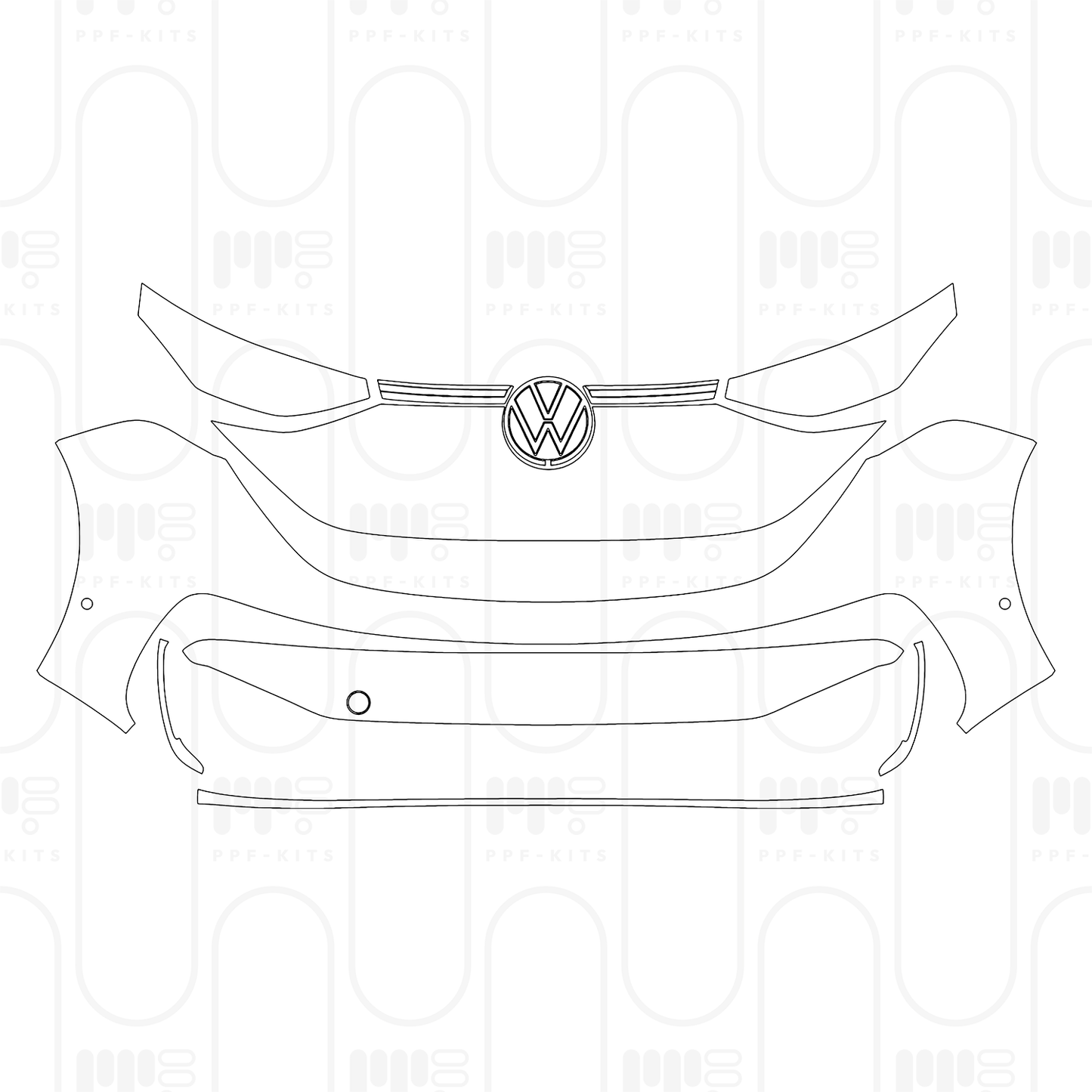 PPF precortado Volkswagen ID.BUZZ Standard Wheelbase Standard 2026