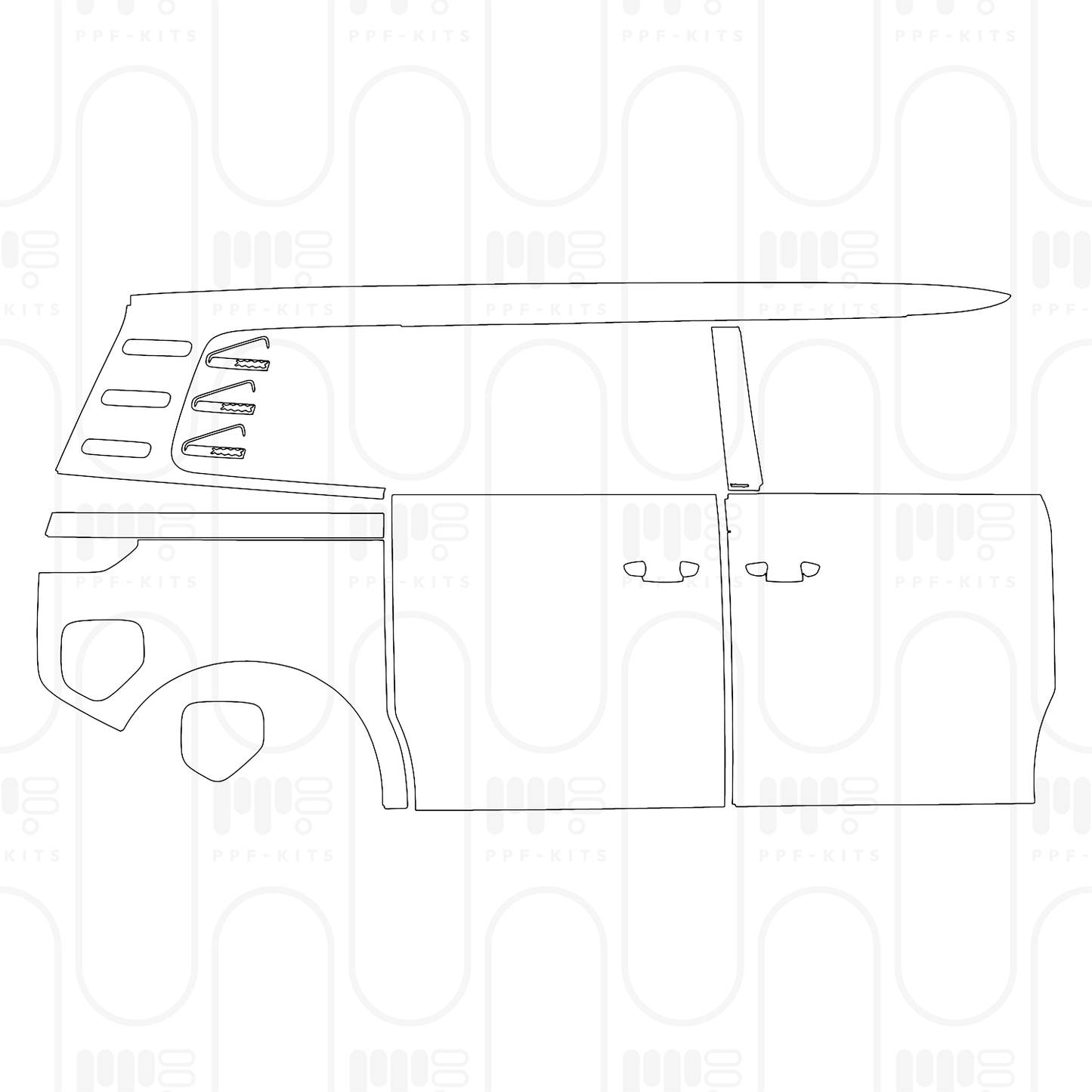 PPF precortado Volkswagen ID.BUZZ Standard Wheelbase Standard 2026