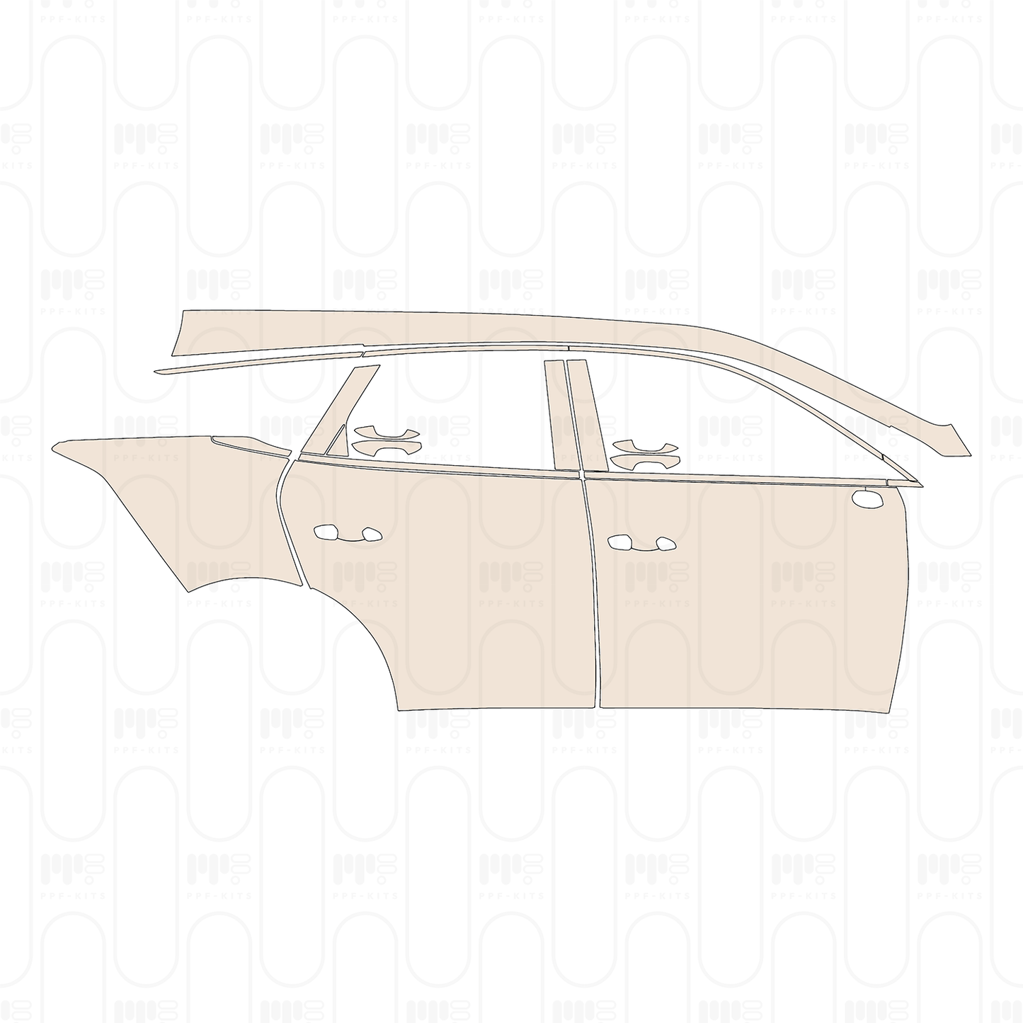 Pre-Cut PPF BYD TANG (EU) EV 2025