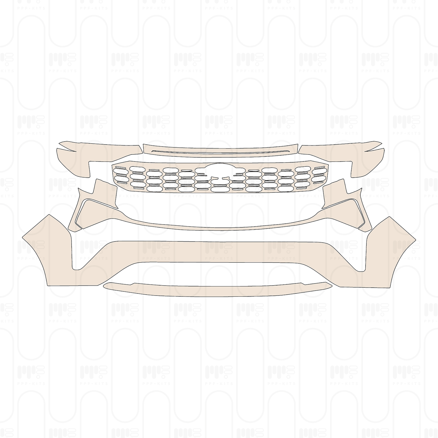 Pre-Cut PPF Ford Territory (SEA) 2025