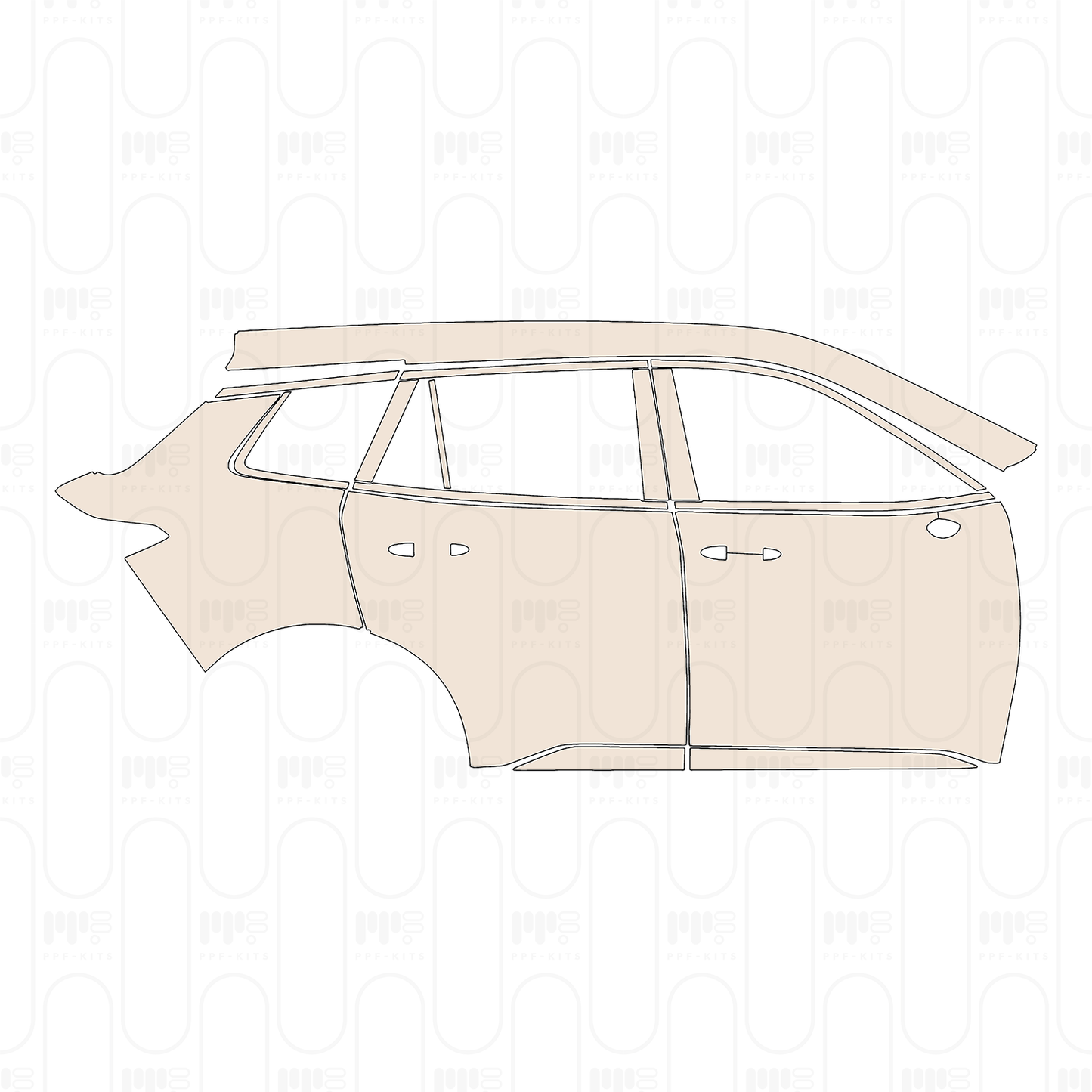 Pre-Cut PPF Ford Territory (SEA) 2025