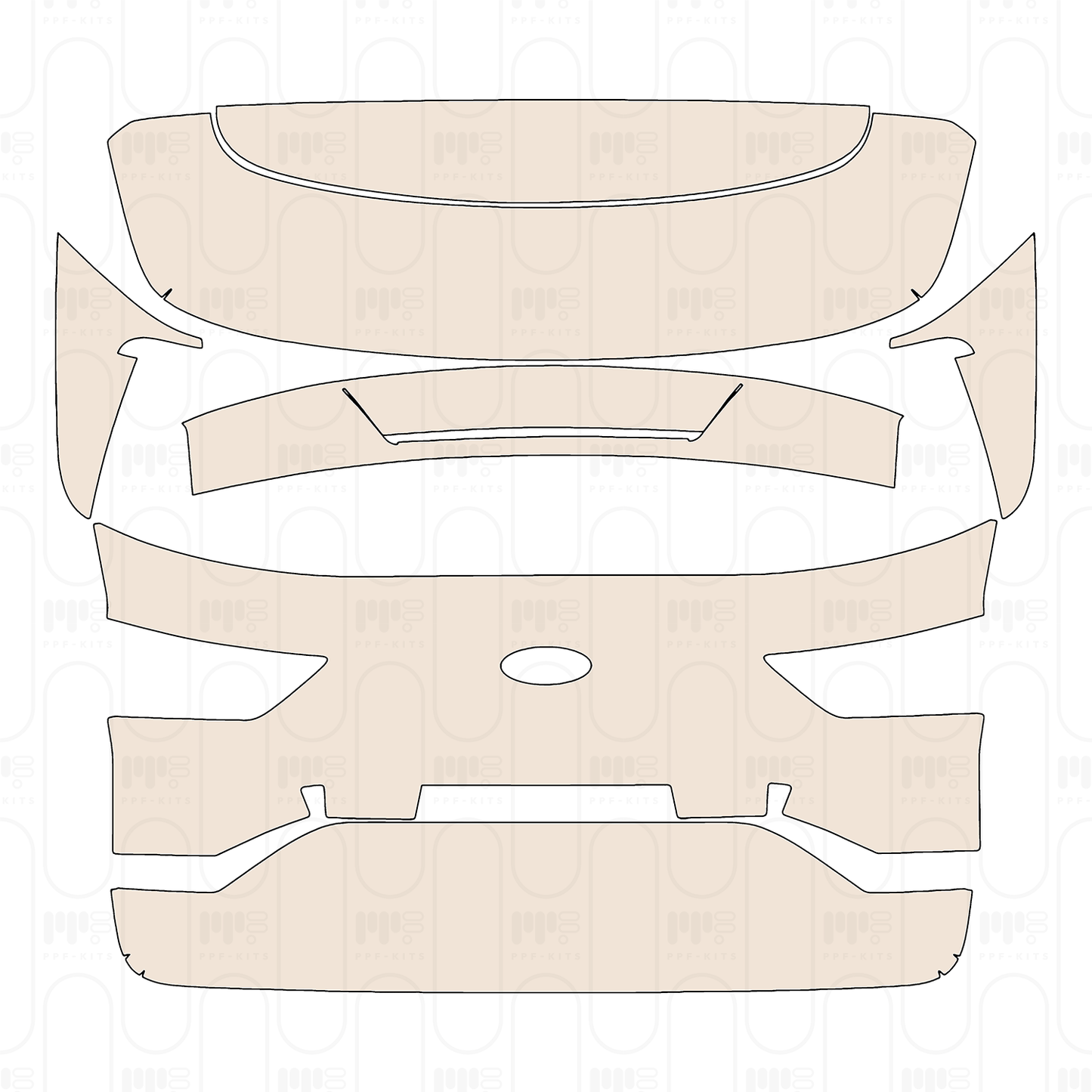 Pre-Cut PPF Ford Territory (SEA) 2025