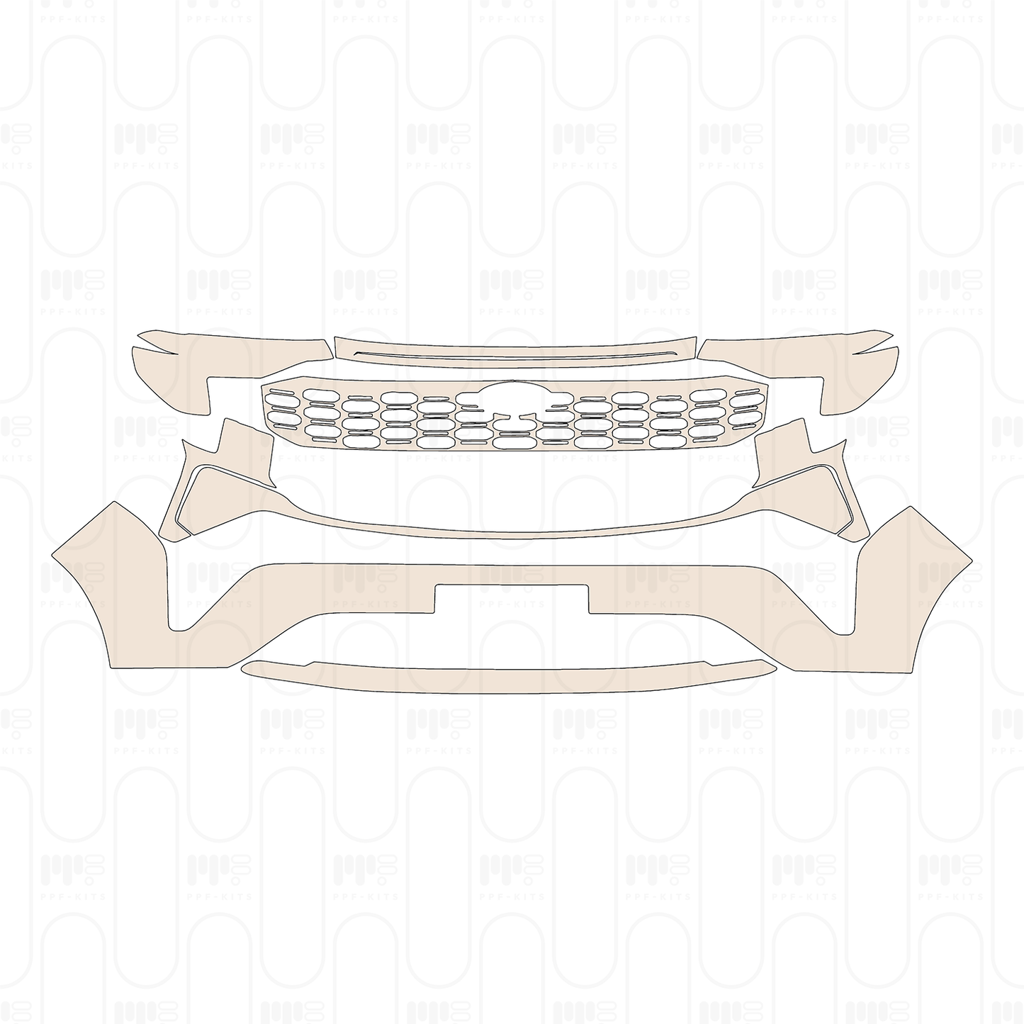 PPF precortado Ford Equator Sport 2025