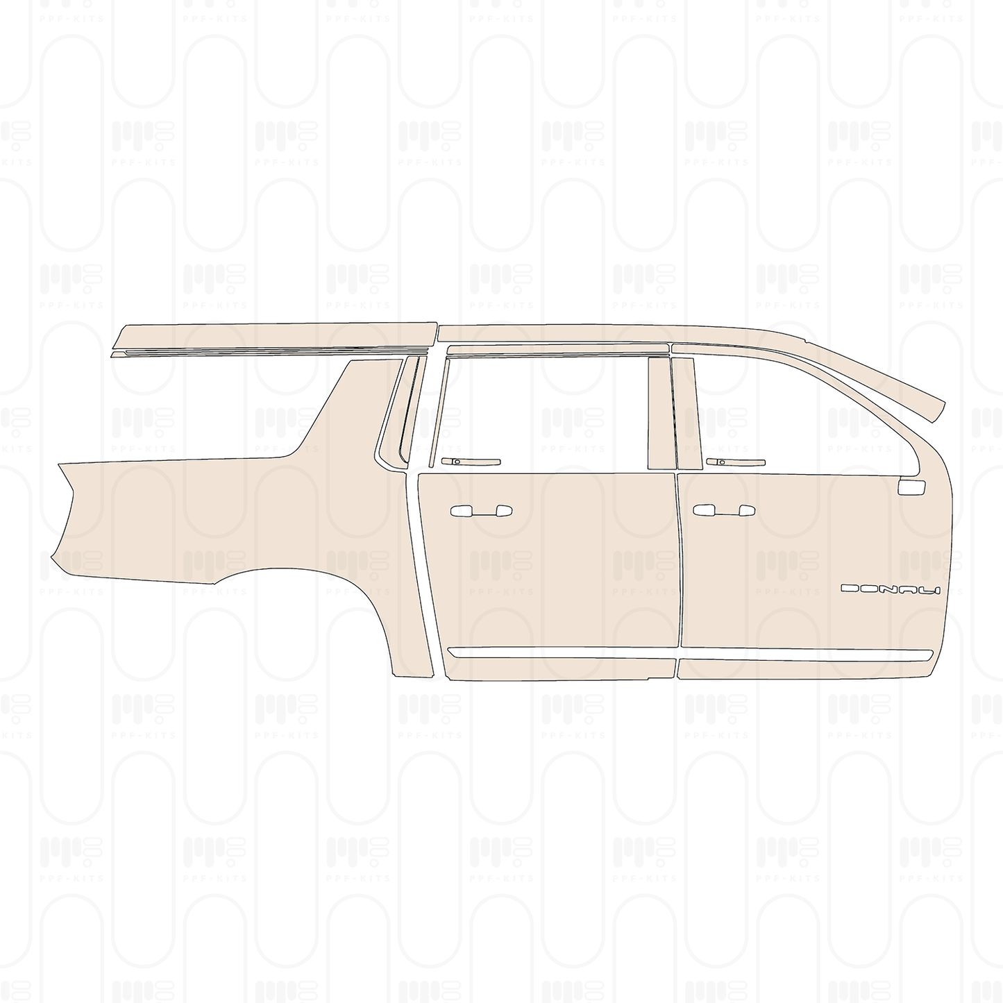 PPF precortado GMC Yukon XL Denali Ultimate 2025