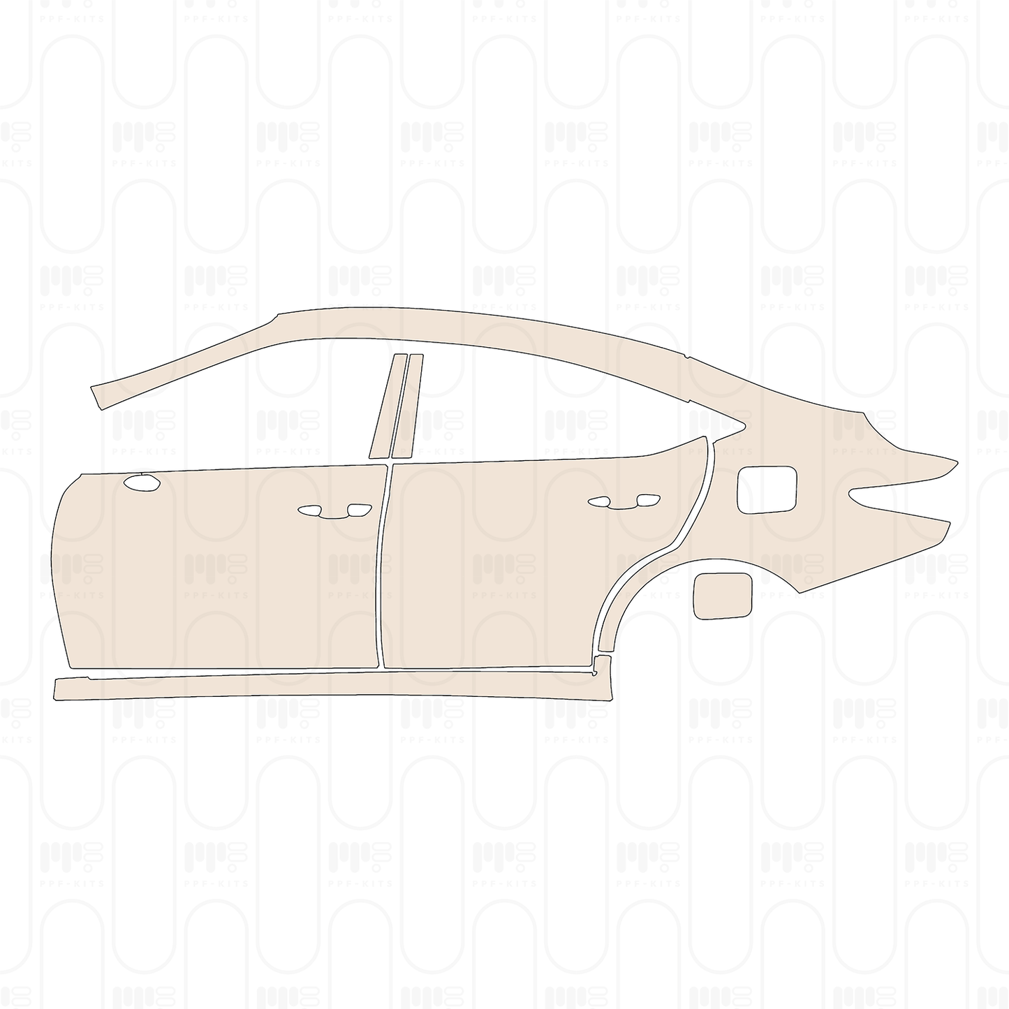 PPF precortado Lexus ES (US) Luxury 2025