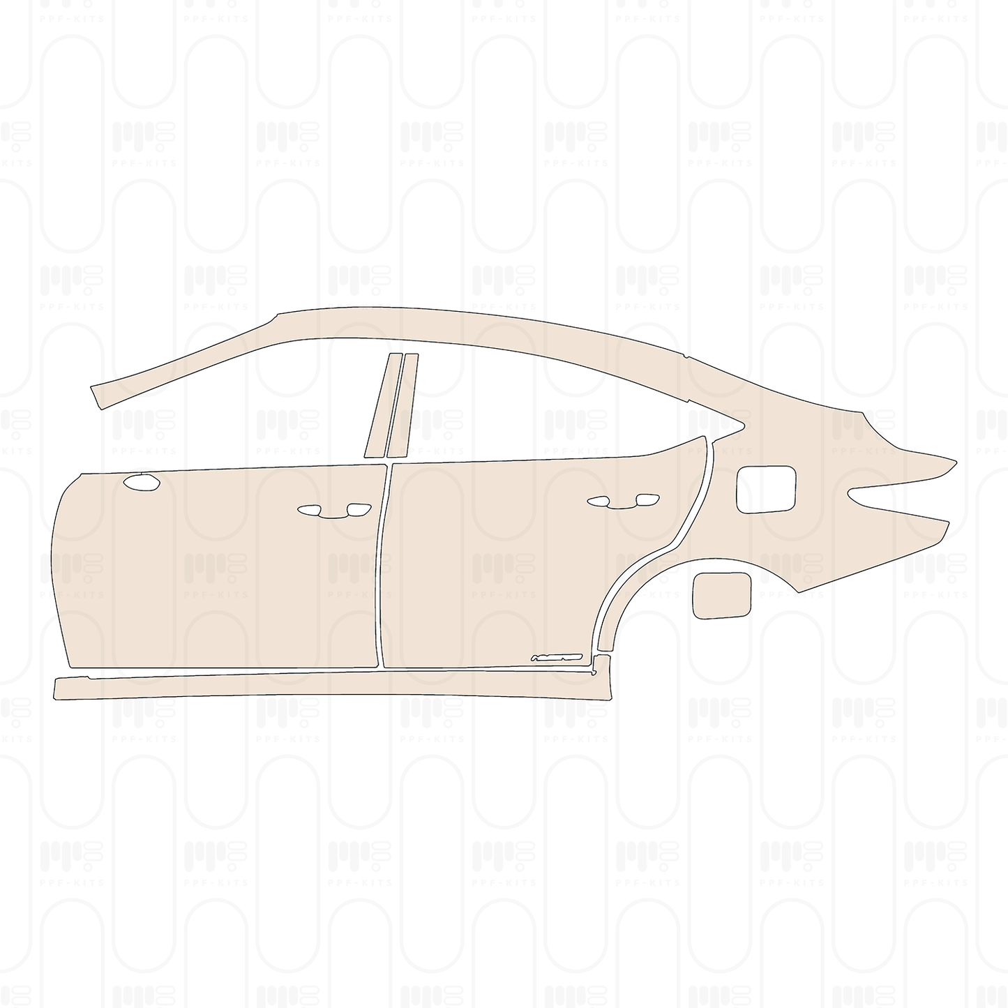 PPF precortado Lexus ES (US) Luxury 2025