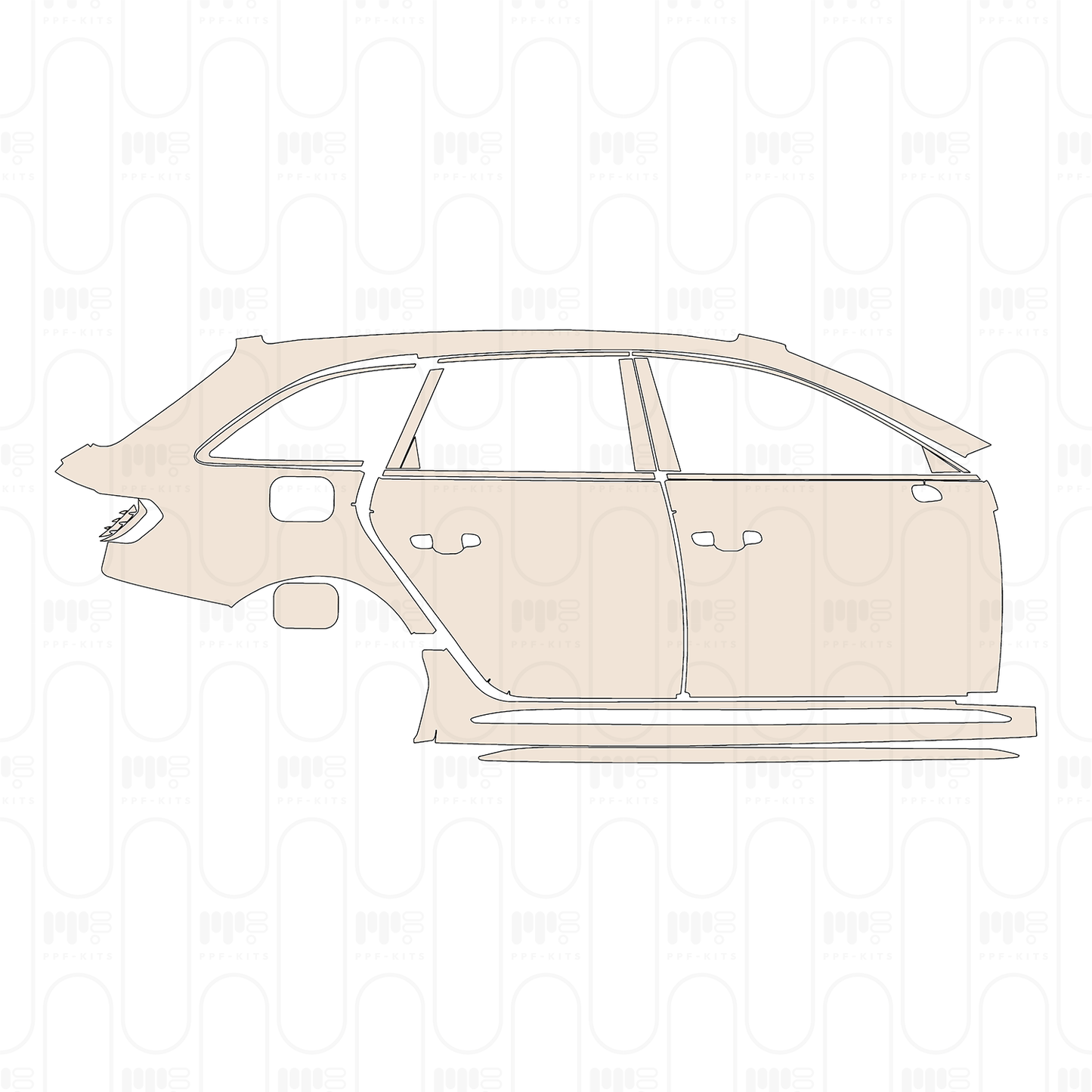 PPF precortado Audi A4 RS4 Avant 2025