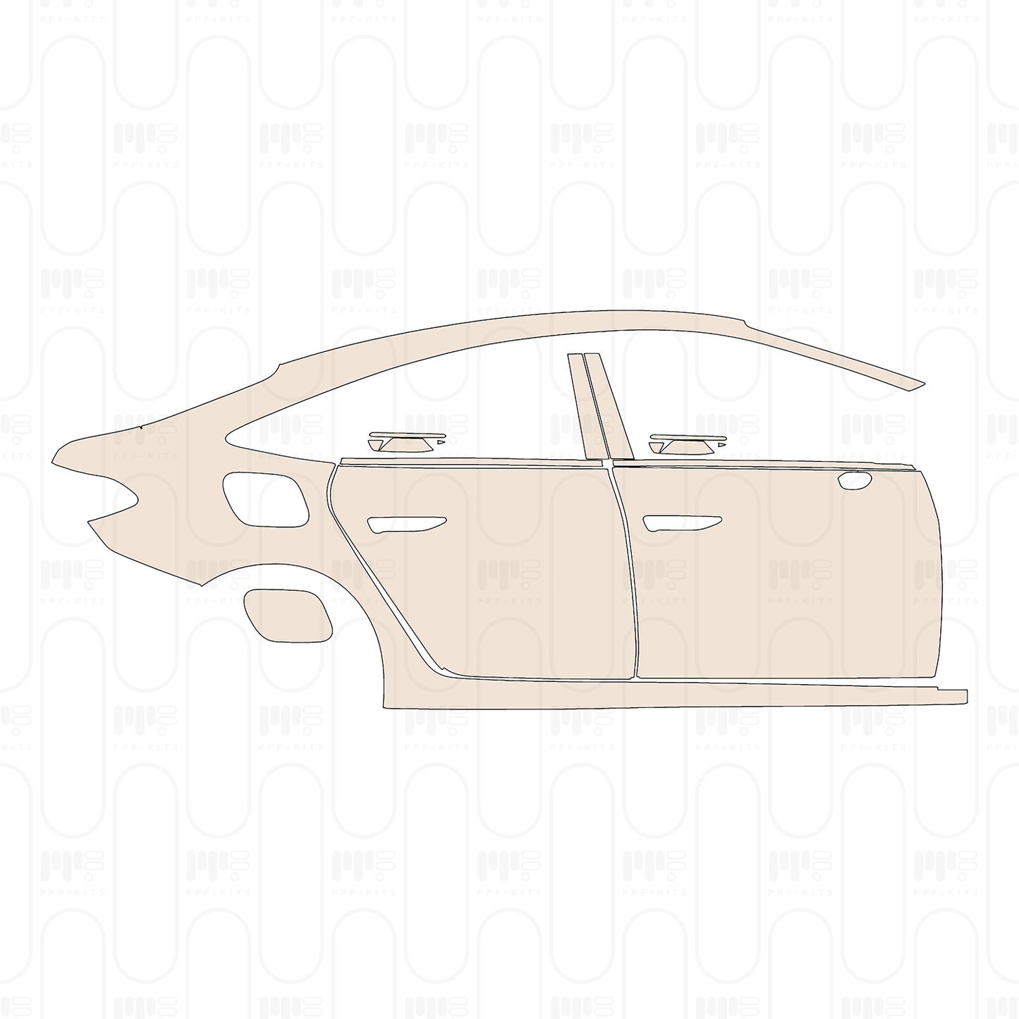 PPF precortado Audi A5 Sedan Base 2025