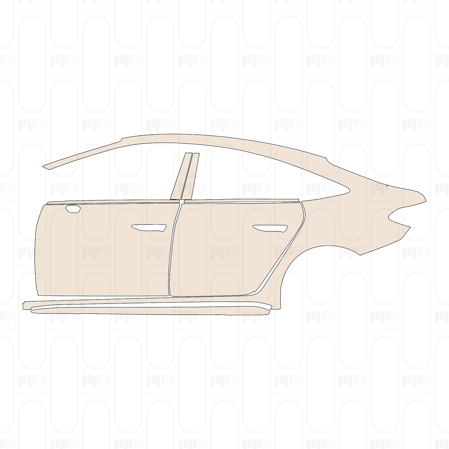 PPF precortado Audi A5 Sedan S-Line 2025