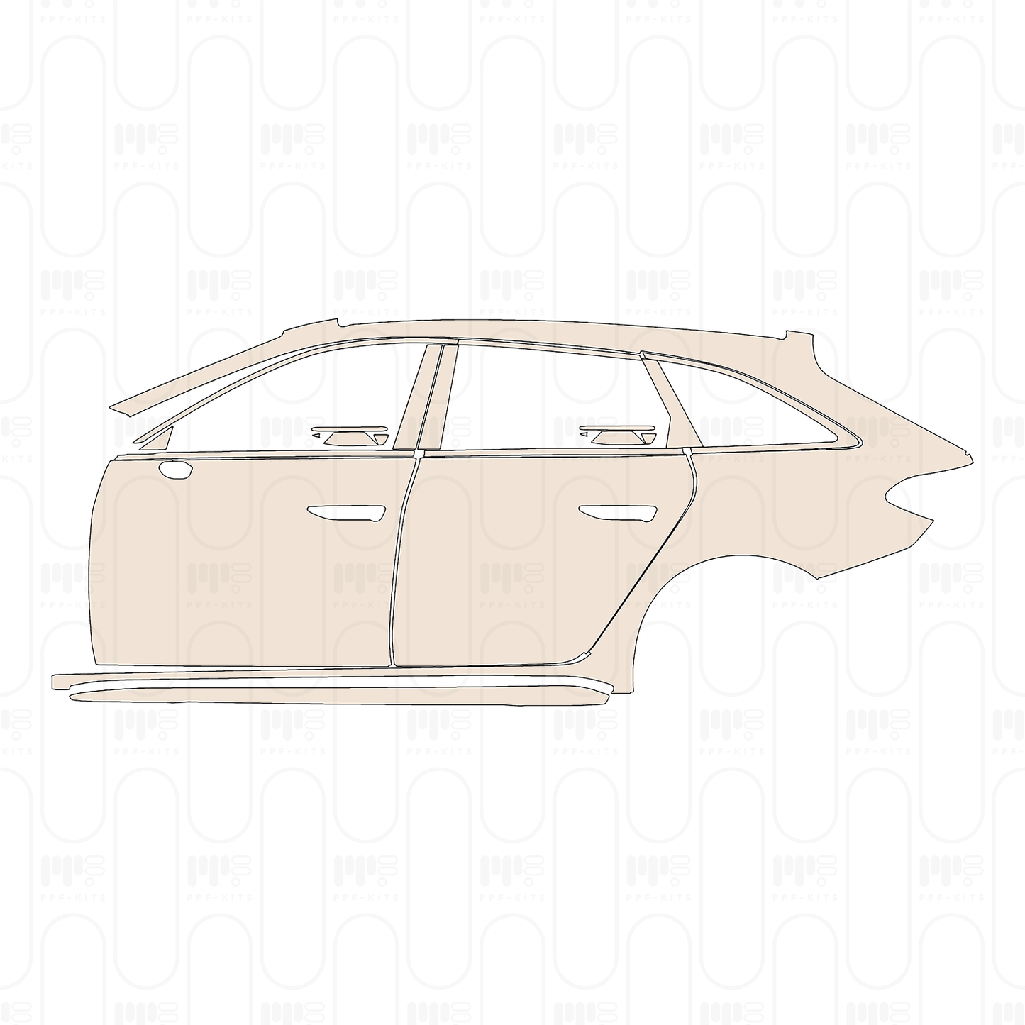 Pre-Cut PPF Audi A5 Avant Base 2025