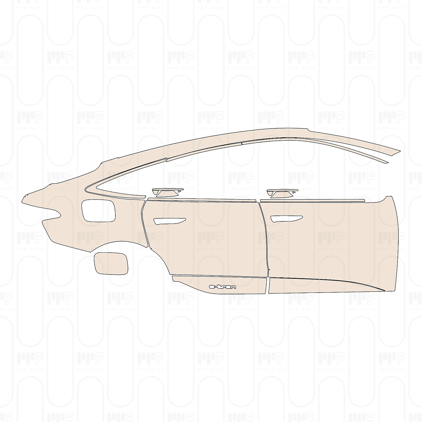 Pre-Cut PPF Audi A6 e-tron A6 Sportback e-tron Base 2025