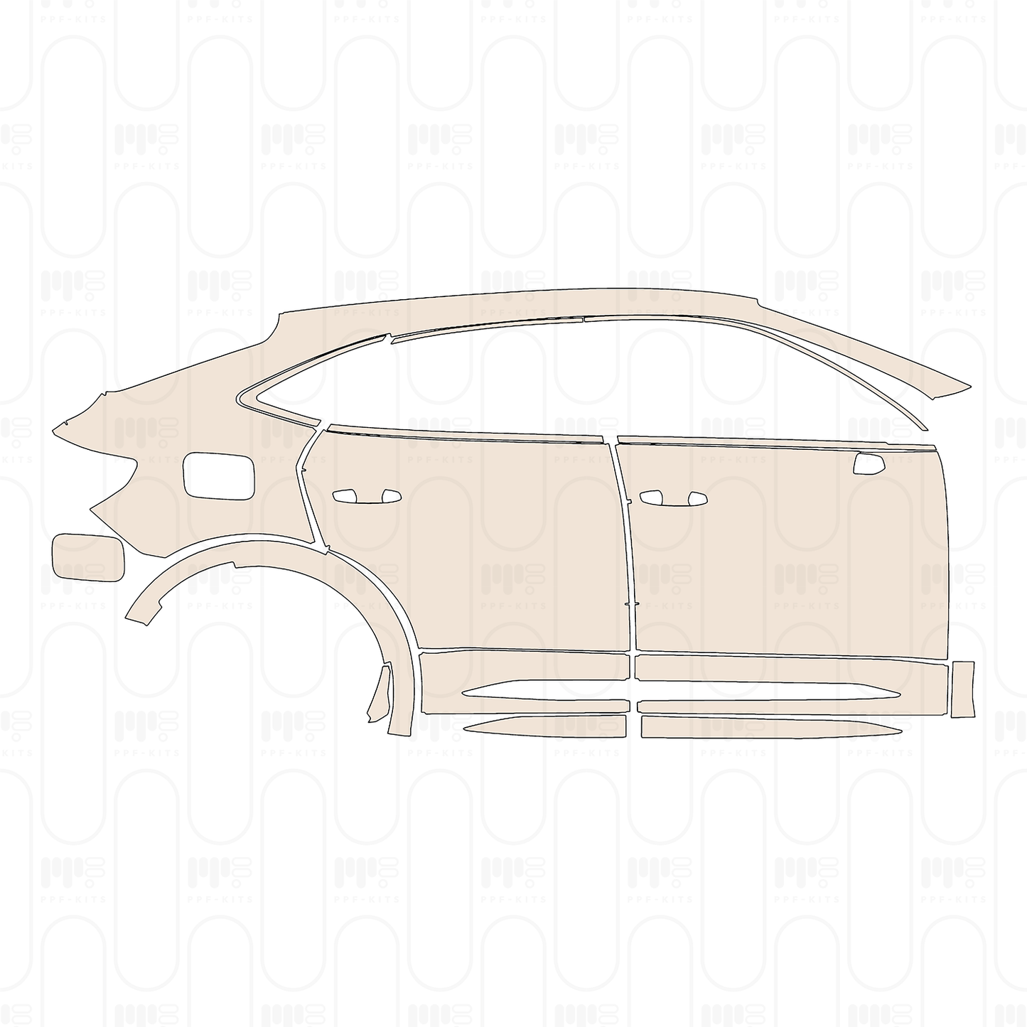 Pre-Cut PPF Audi Q3 Sportback S-line 2025
