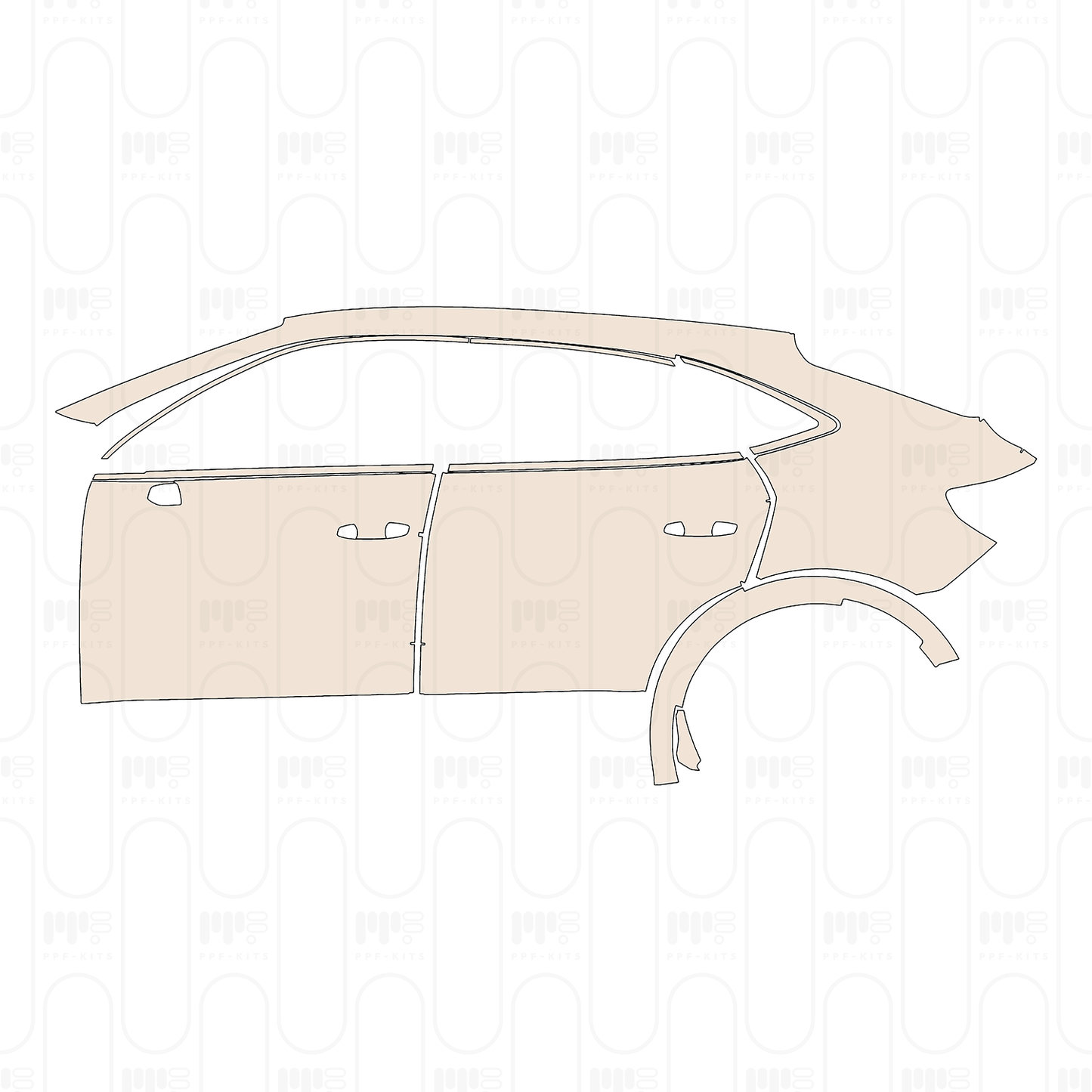 PPF precortado Audi Q3 Sportback Base 2025