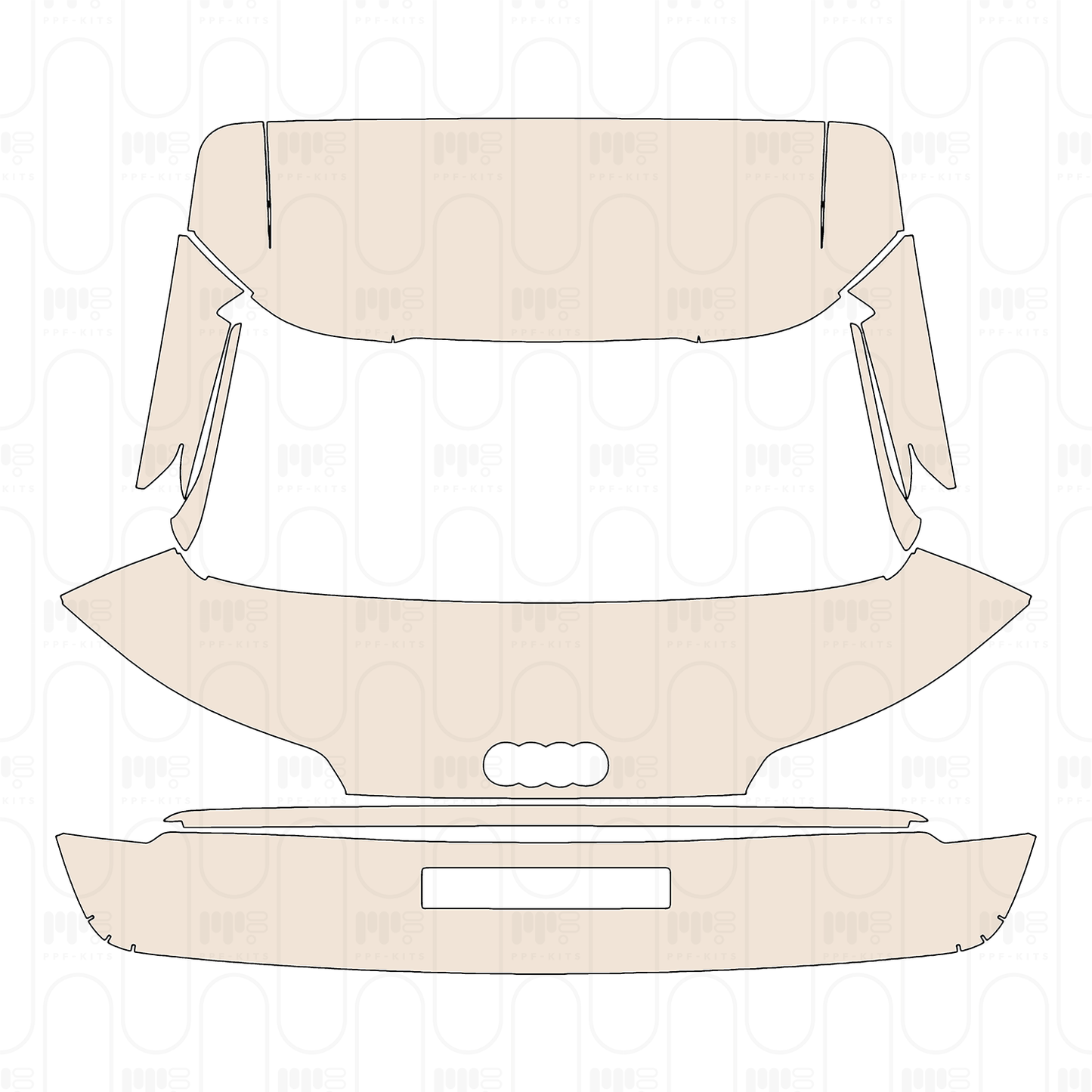 PPF precortado Audi Q5 Q5L Sportback (Extended Wheelbase) 2025