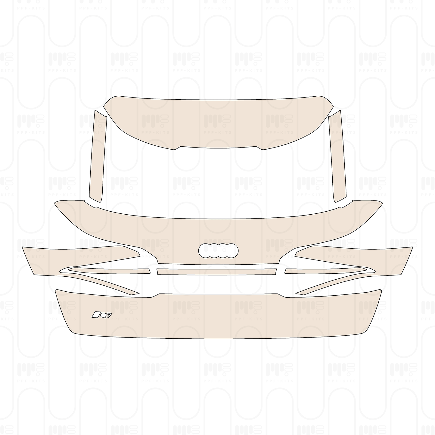 Pre-Cut PPF Audi Q7 S-line 2024