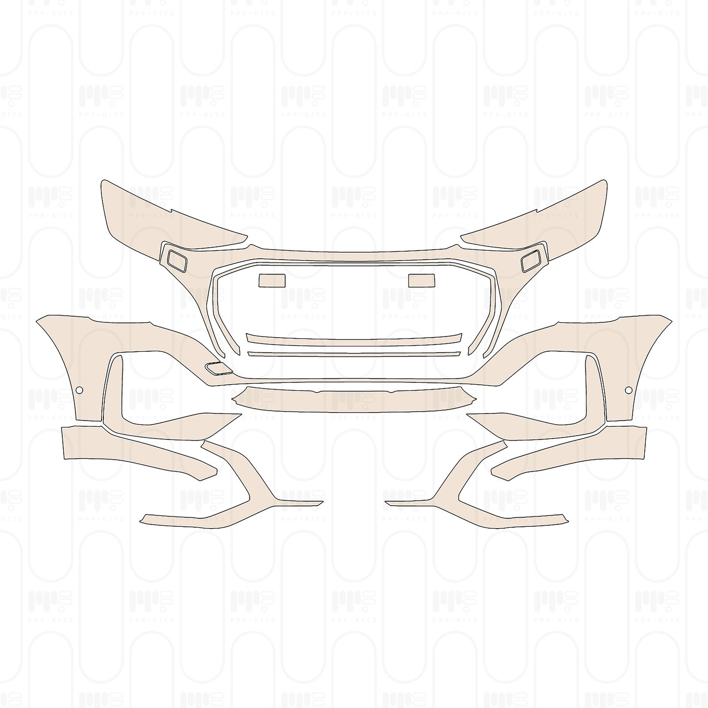 Pre-Cut PPF Audi Q8 Base 2024
