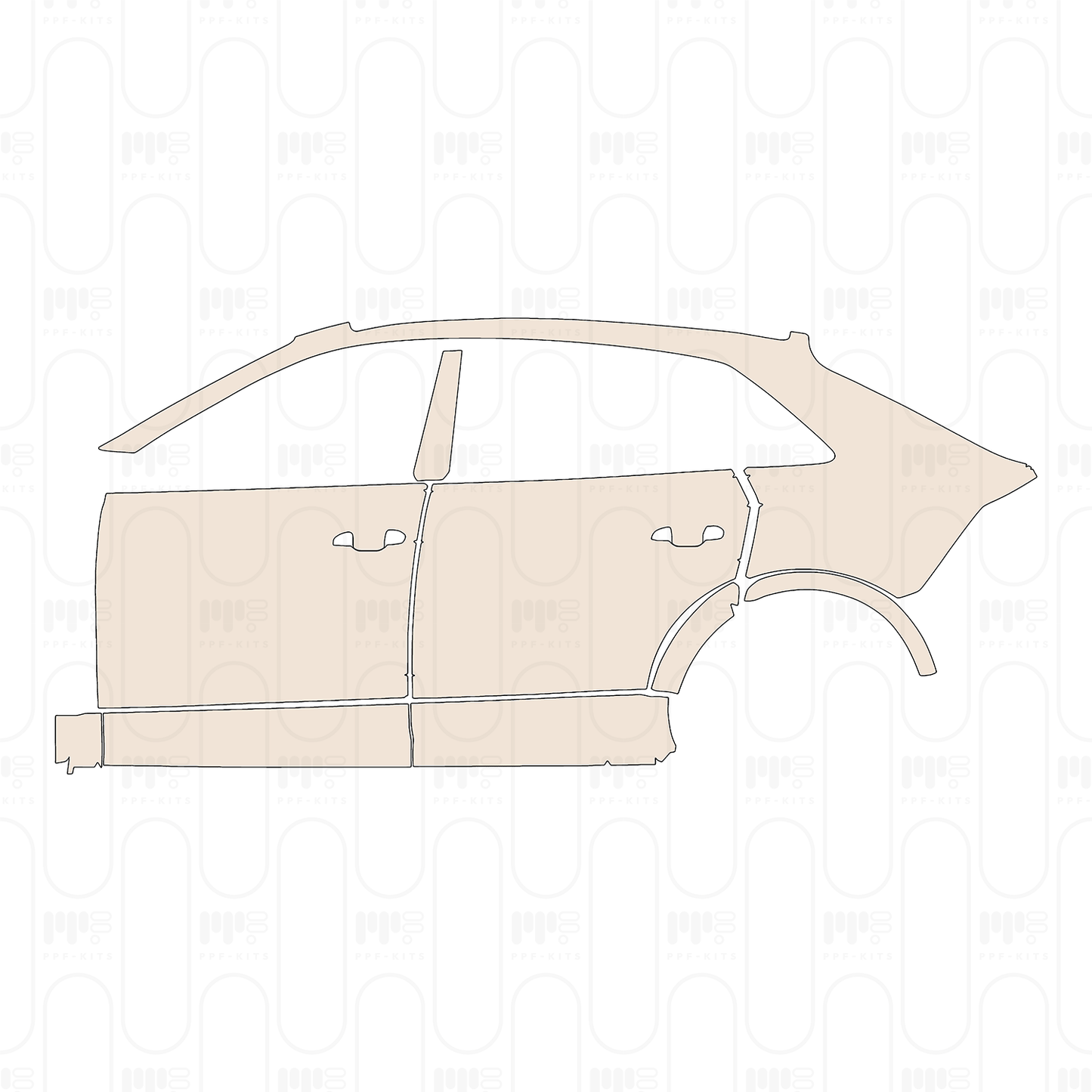 PPF precortado Audi Q8 RS Q8 2024