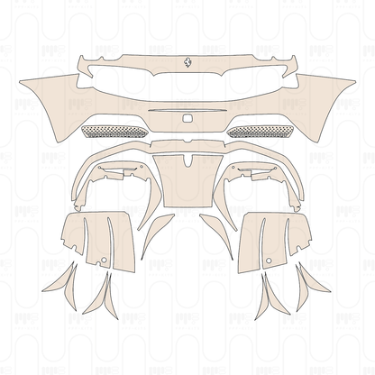 Pre-Cut PPF Ferrari 296 GTS 2025