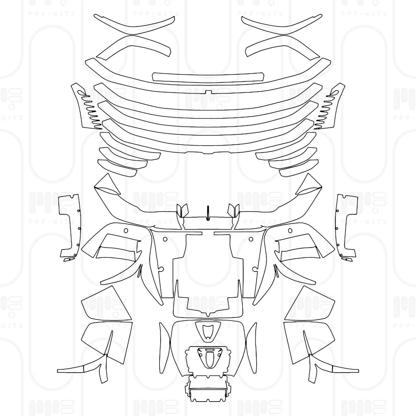Pre-Cut PPF Ferrari Daytona SP3 2025
