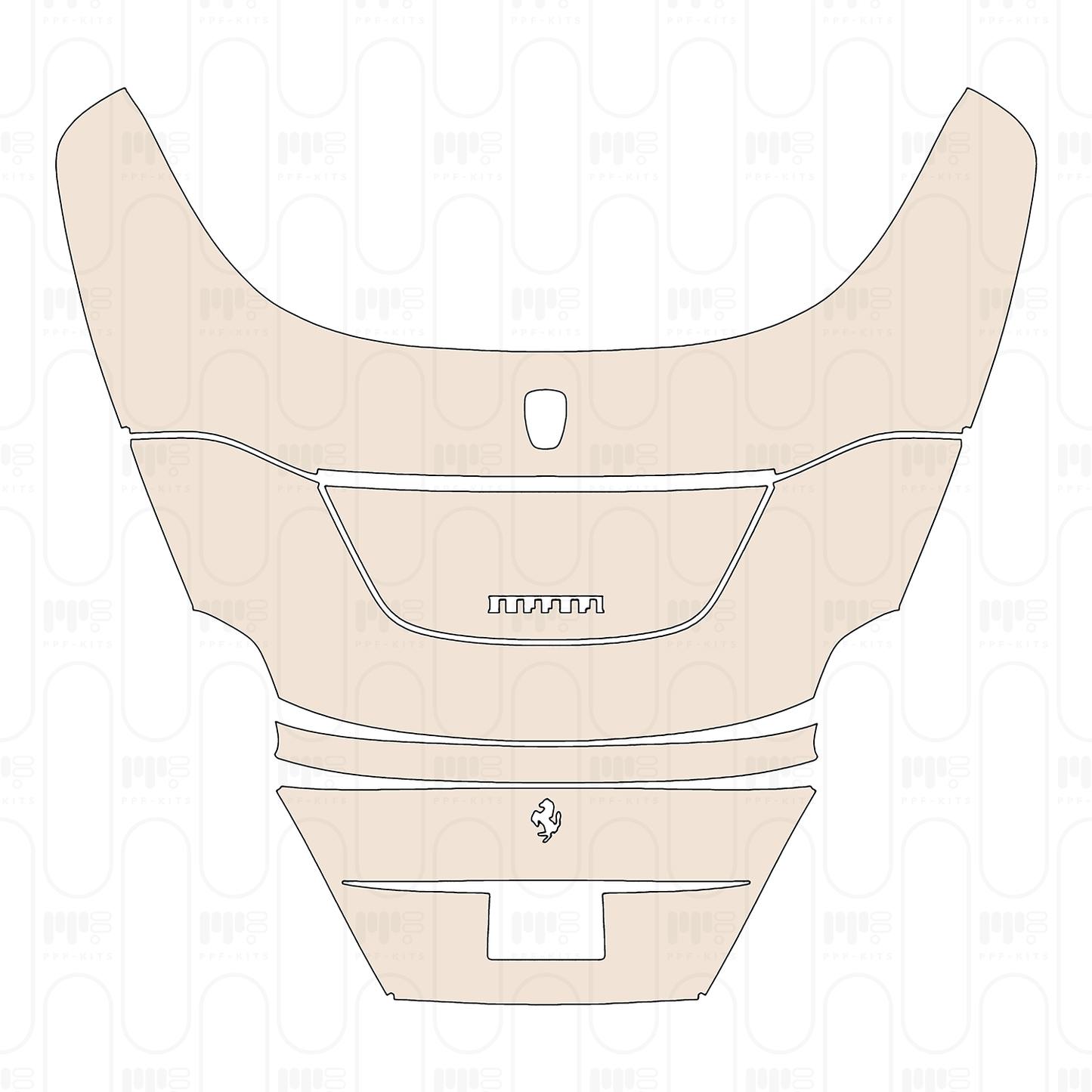 PPF precortado Ferrari Roma Spider 2025