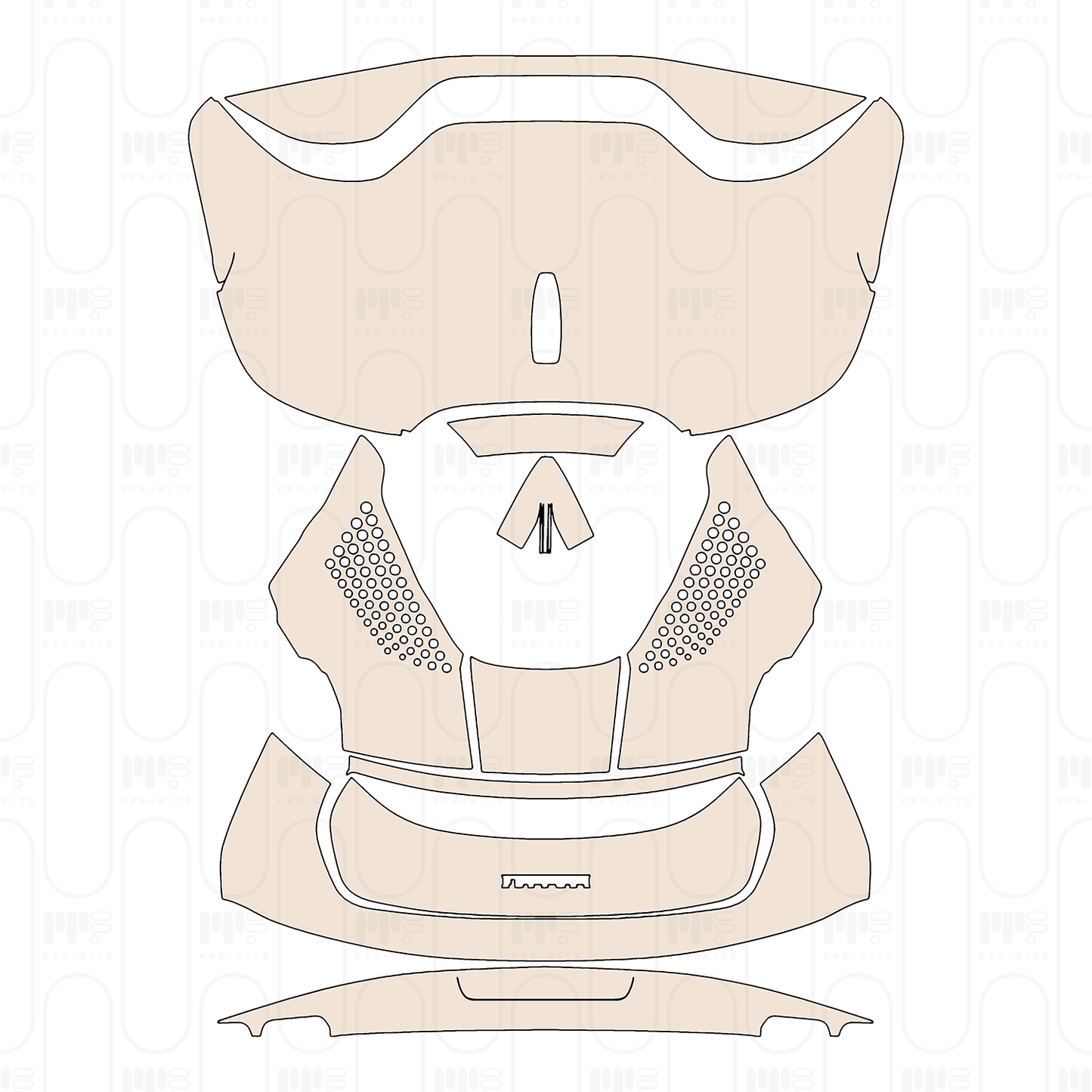 PPF precortado Ferrari SF90 Spider 2025