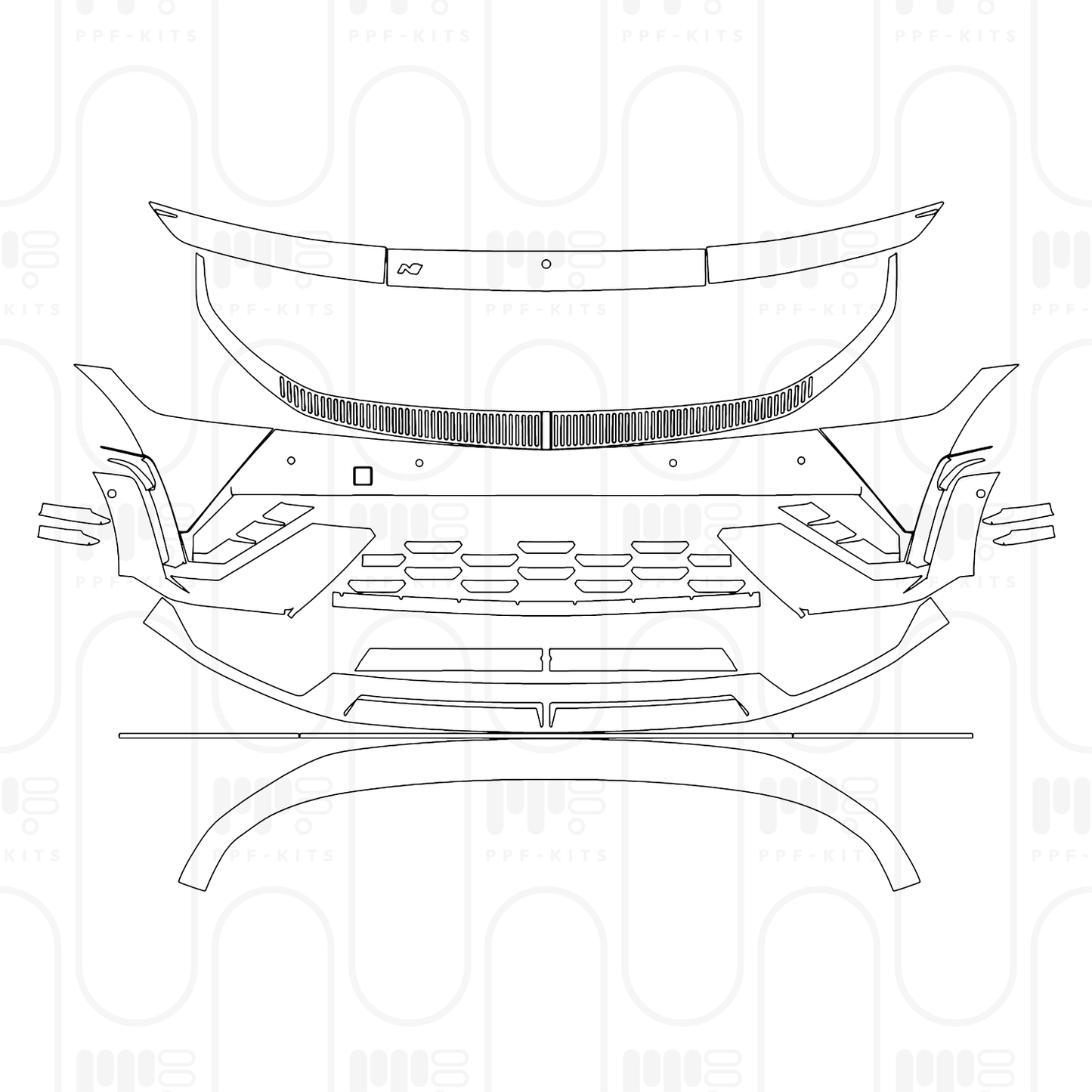 Pre-Cut PPF Hyundai IONIQ 5 N 2024
