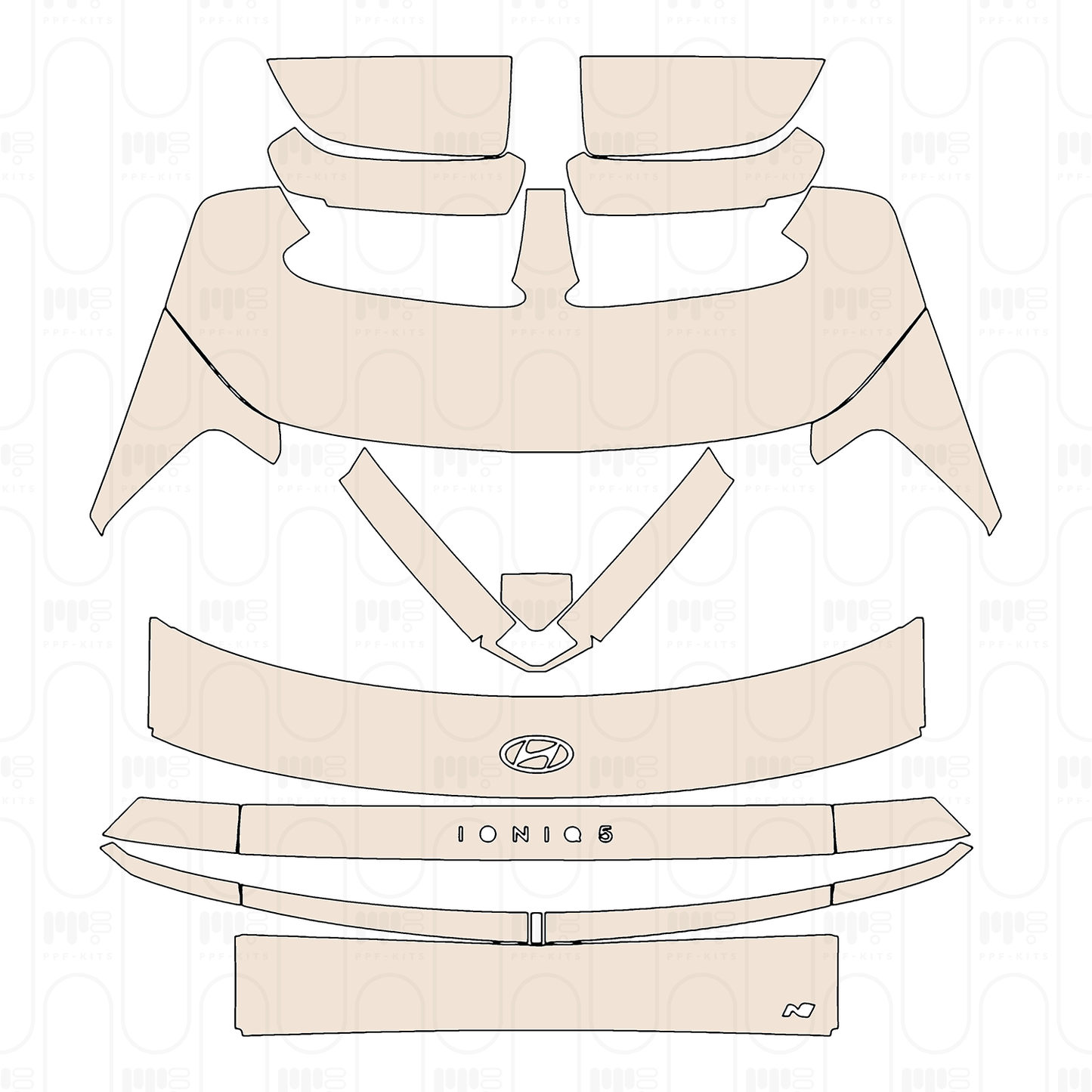 Pre-Cut PPF Hyundai IONIQ 5 N 2024