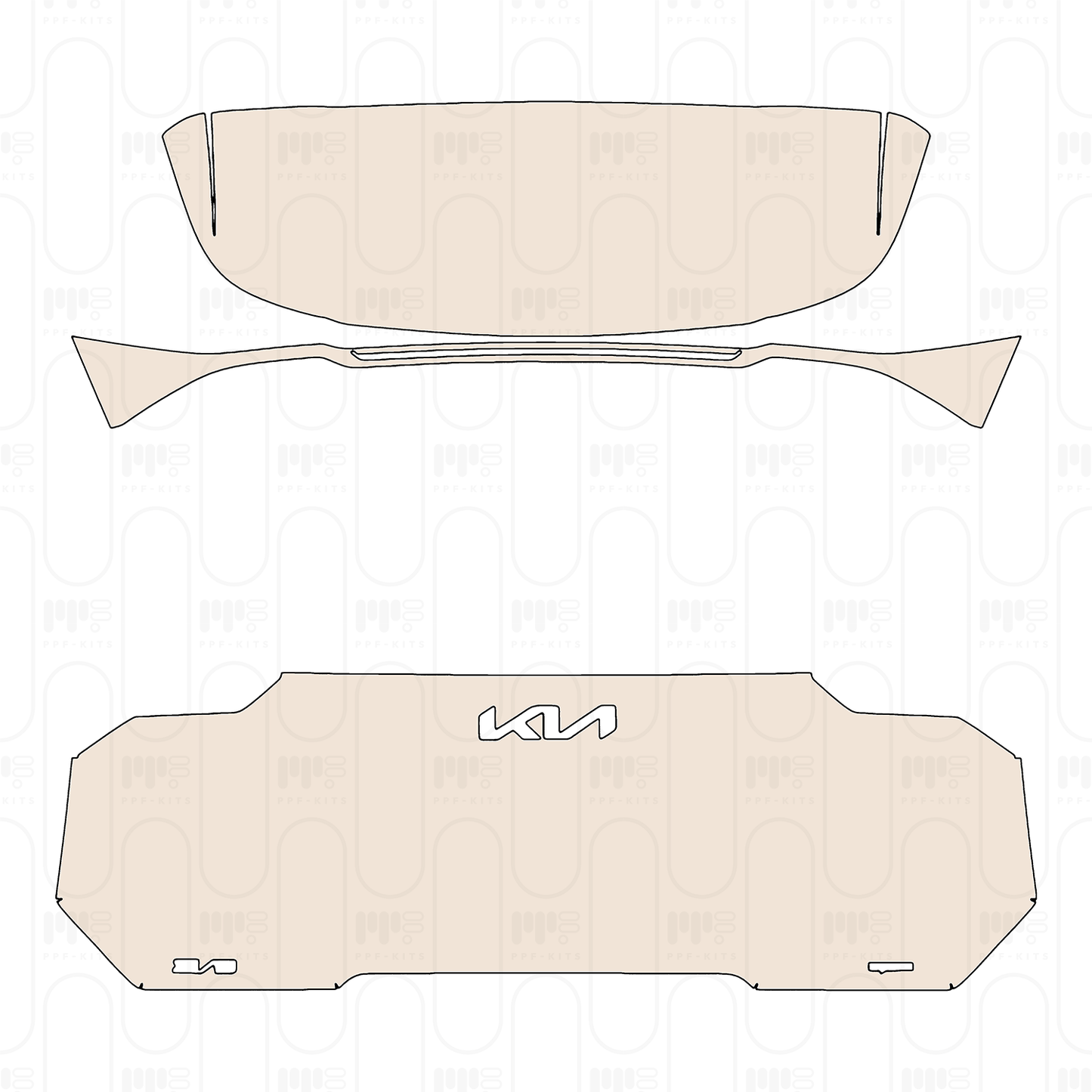 PPF precortado KIA EV9 GT-Line 2025
