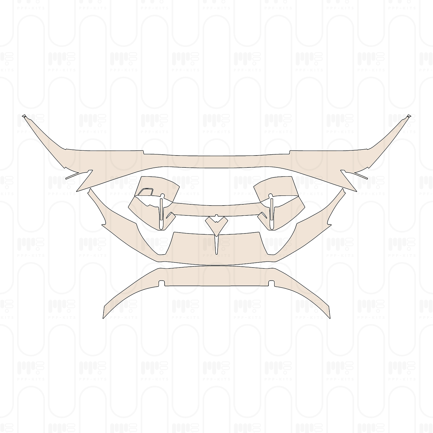 Pre-Cut PPF Lamborghini Huracan STO 2024