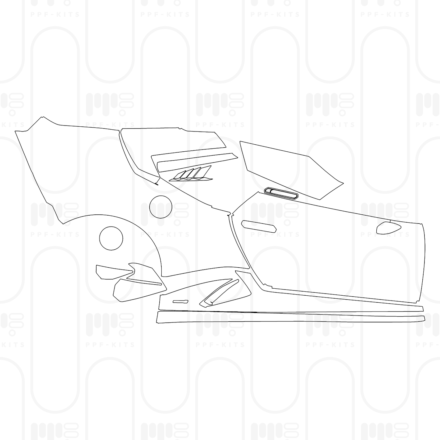 Pre-Cut PPF Lamborghini Huracan Tecnica 2024