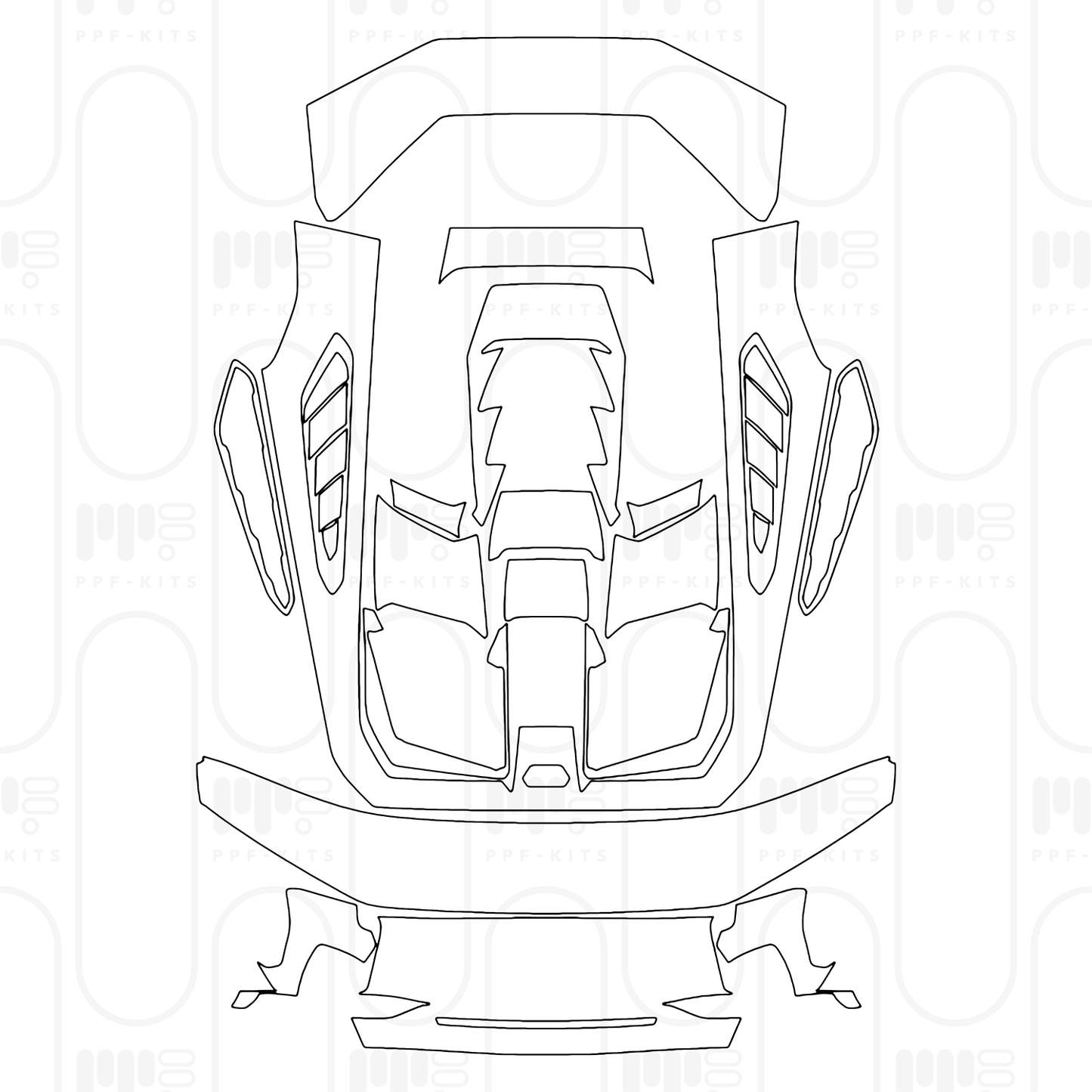 Pre-Cut PPF Lamborghini Huracan Tecnica 2024