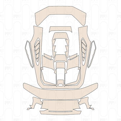 PPF precortado Lamborghini Huracan Tecnica 2025