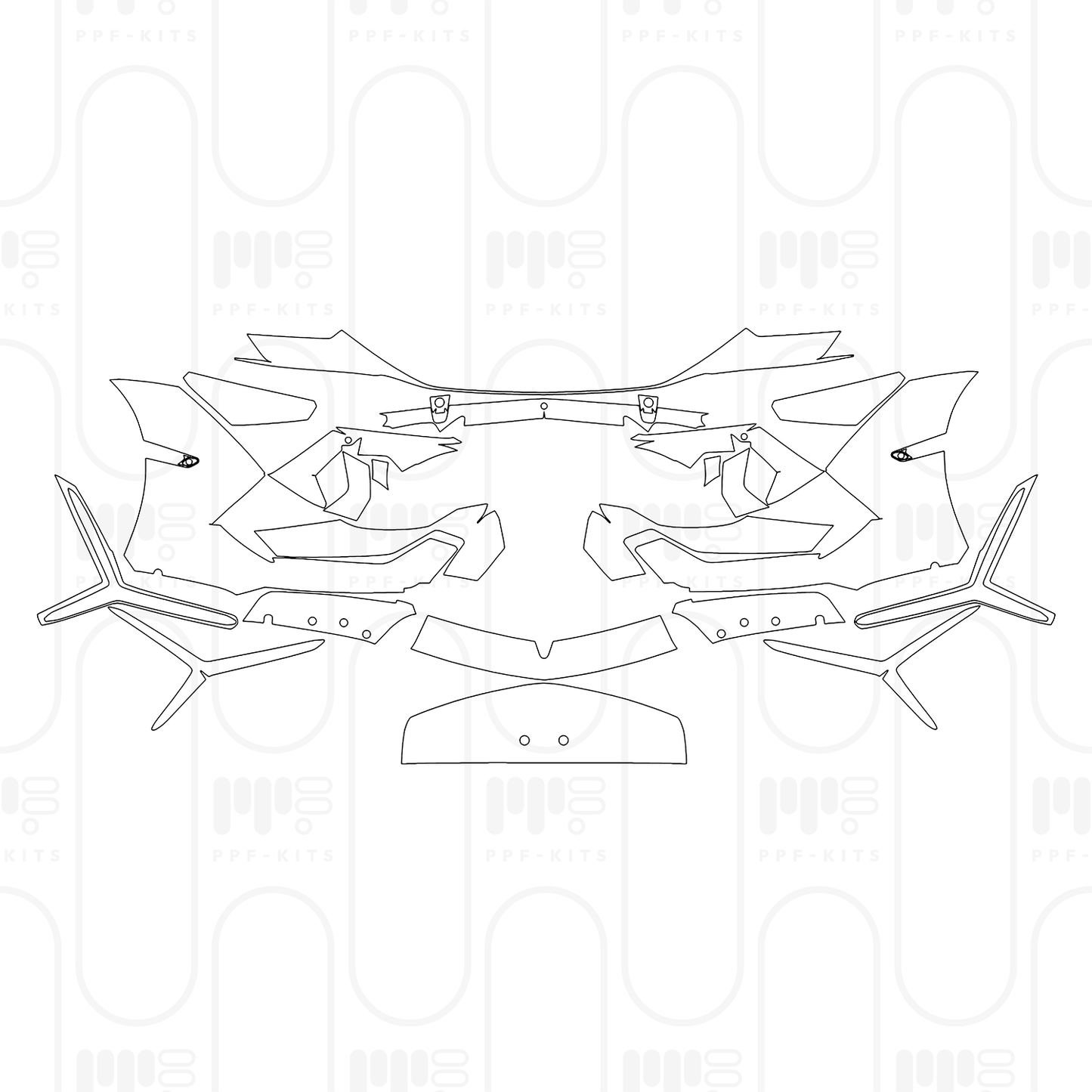 Pre-Cut PPF Lamborghini Revuelto 2025