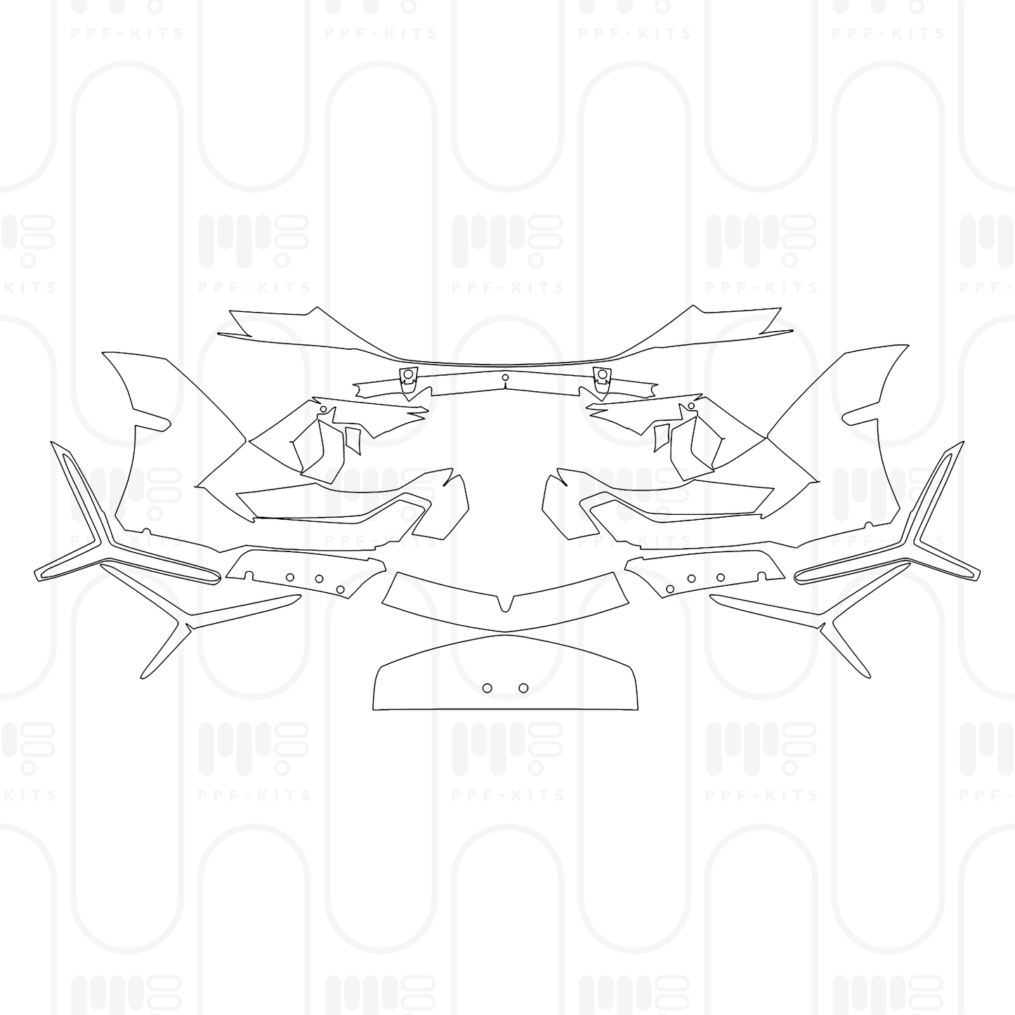 Pre-Cut PPF Lamborghini Revuelto 2025